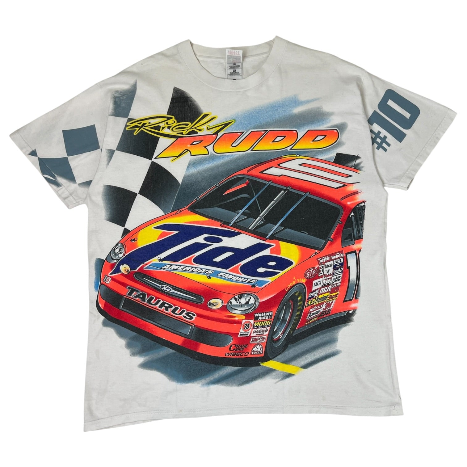 Vintage 1990’s Nascar Ricky Rudd T-Shirt White