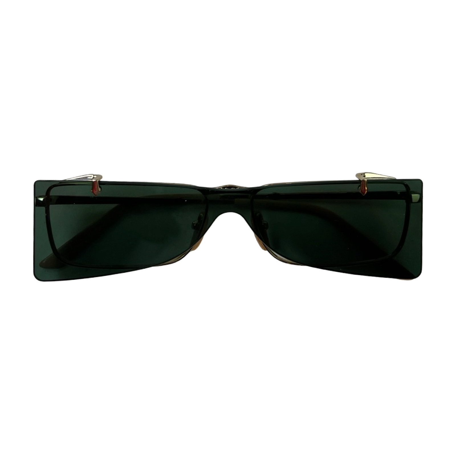 Gucci GG0363S Flip-Up Rectangular Sunglasses