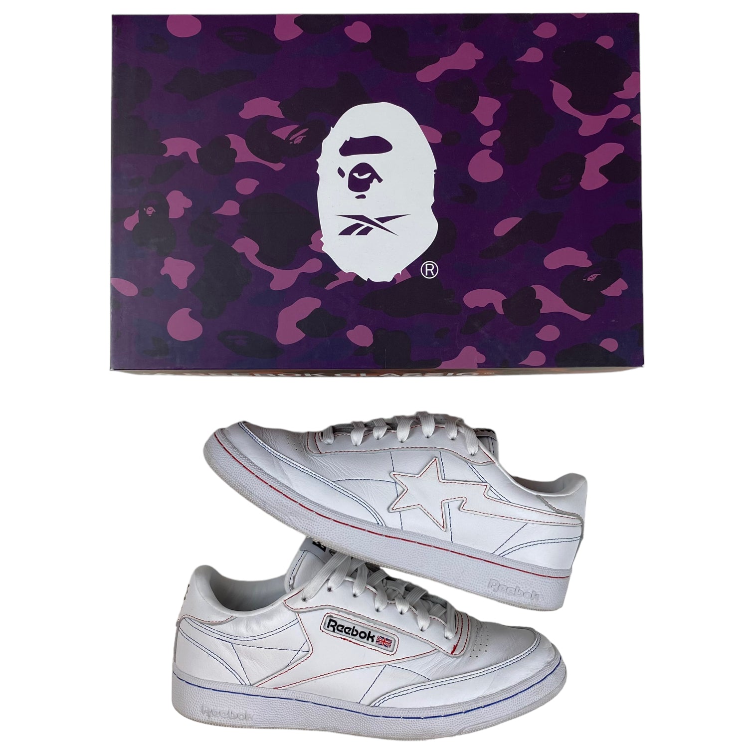 Bape x Reebok C 85 (Used)