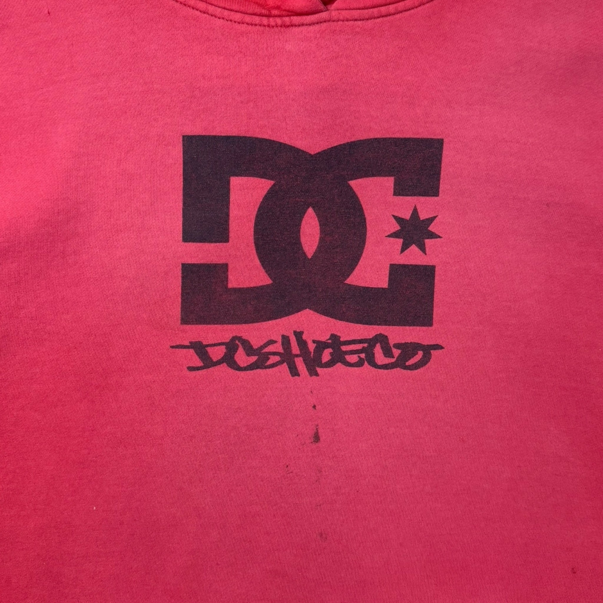 Vintage DC Shoe Co. Hoodie Faded Red