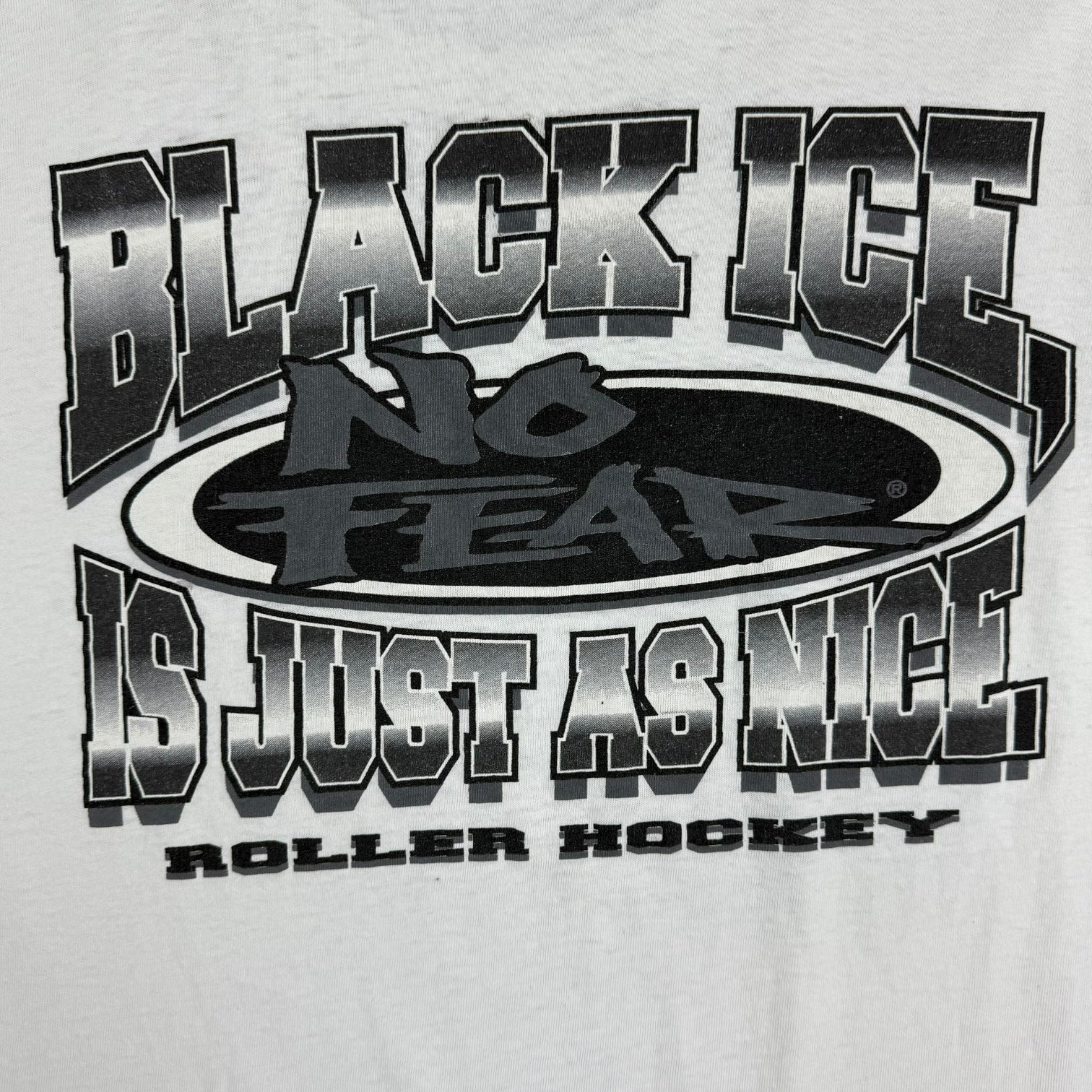 Vintage No Fear ‘Black Ice’ Tee White