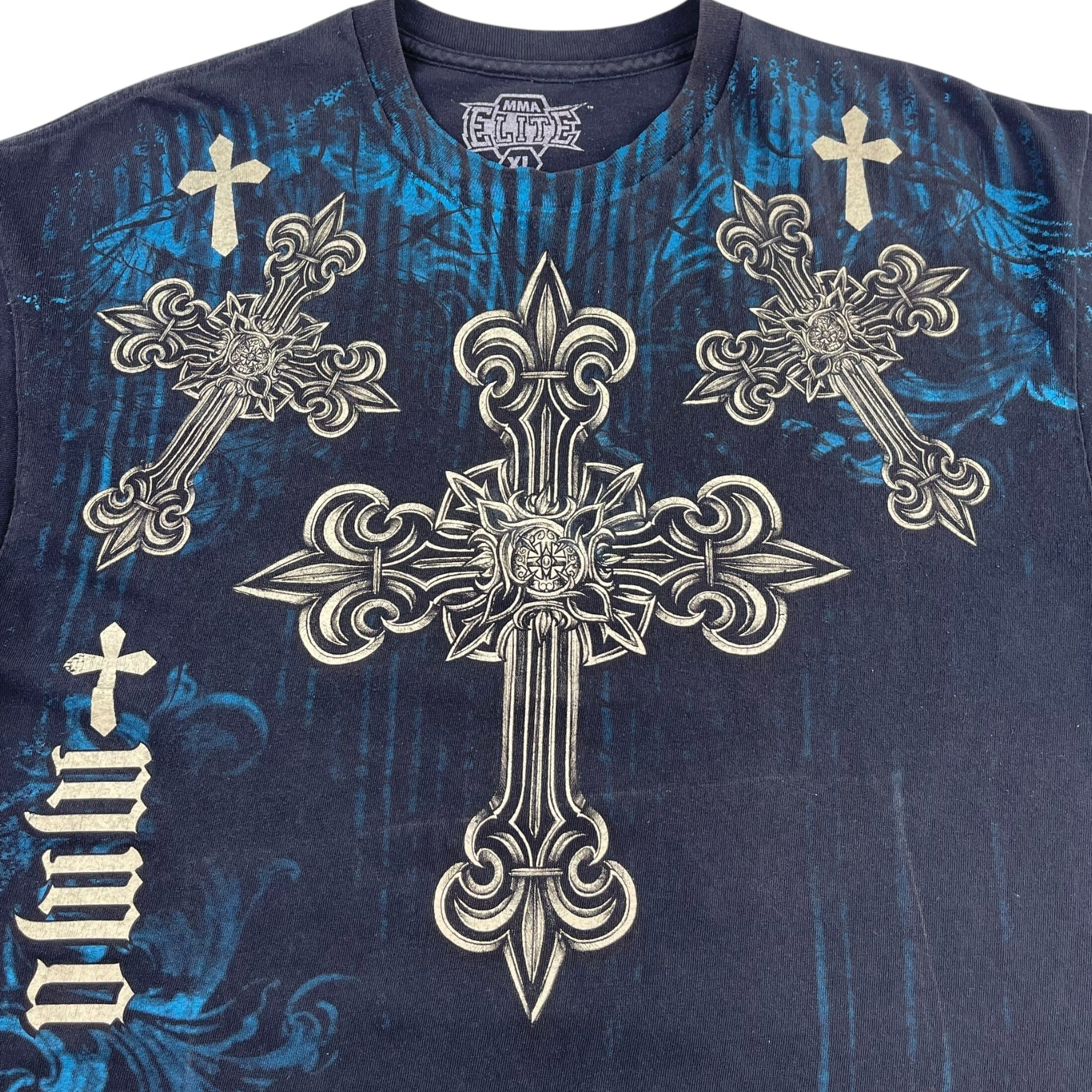 Vintage Y2K MMA Elite Cross T-Shirt