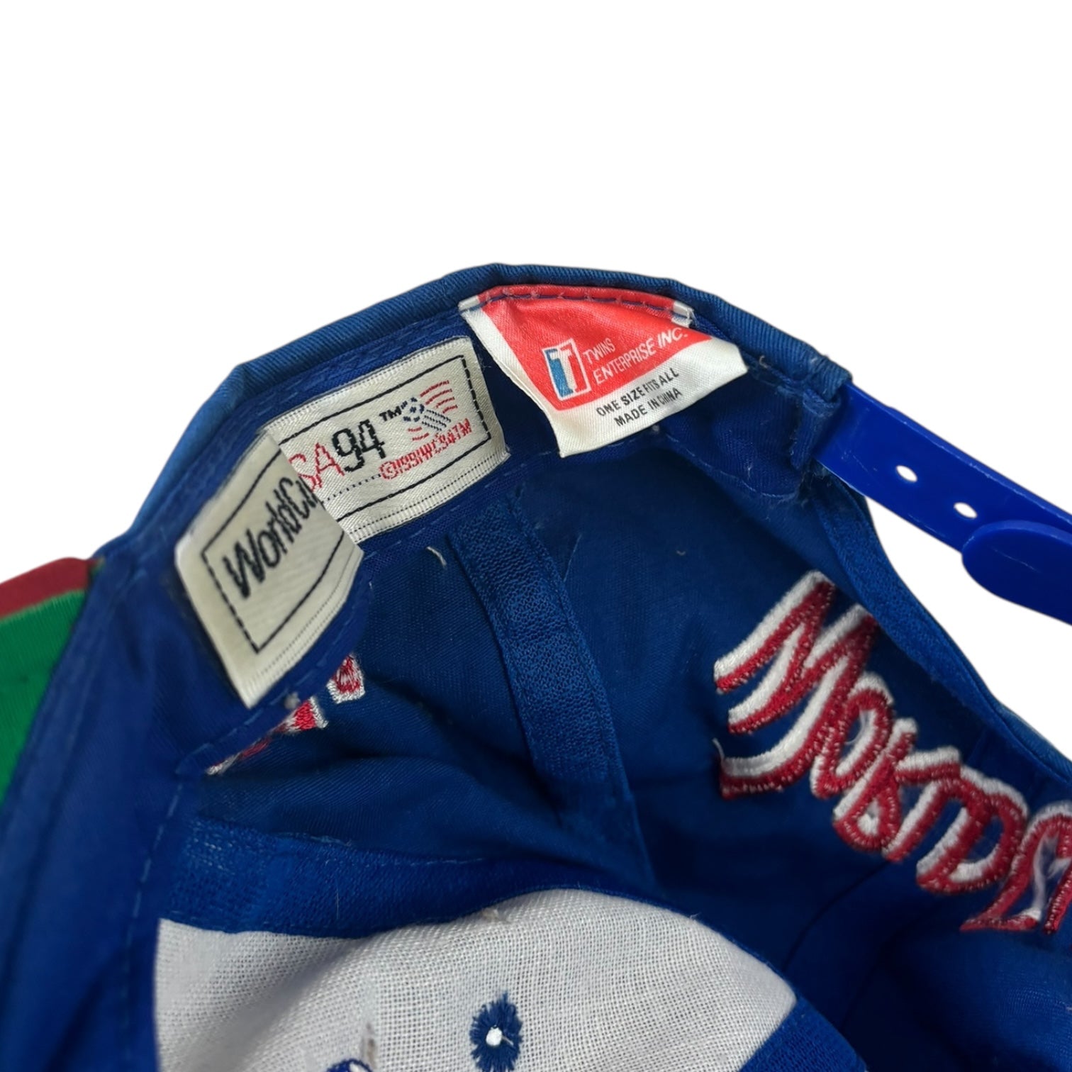 Vintage 1994 USA World Cup SnapBack Hat Blue