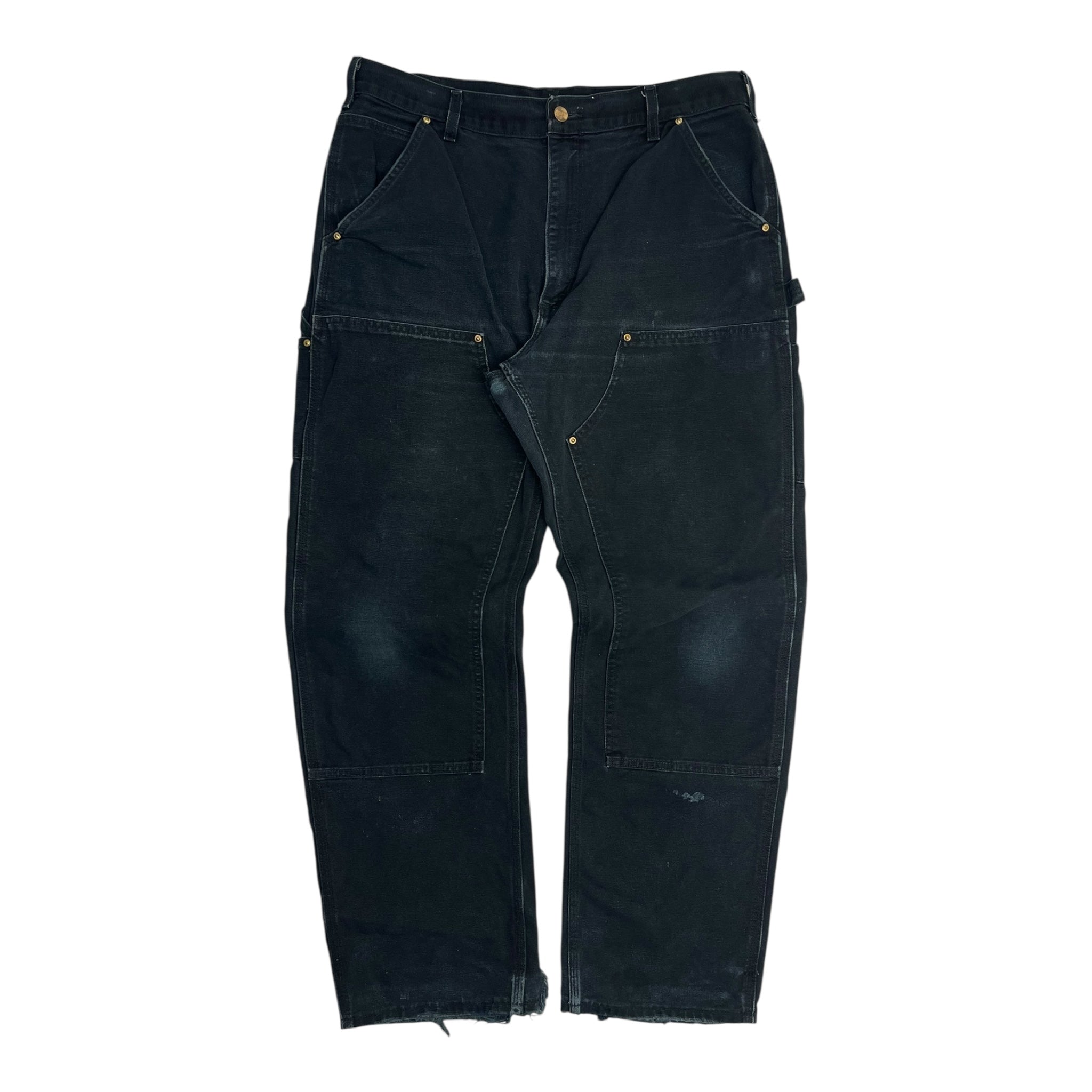 Carhartt Double Knee Pants Washed Black