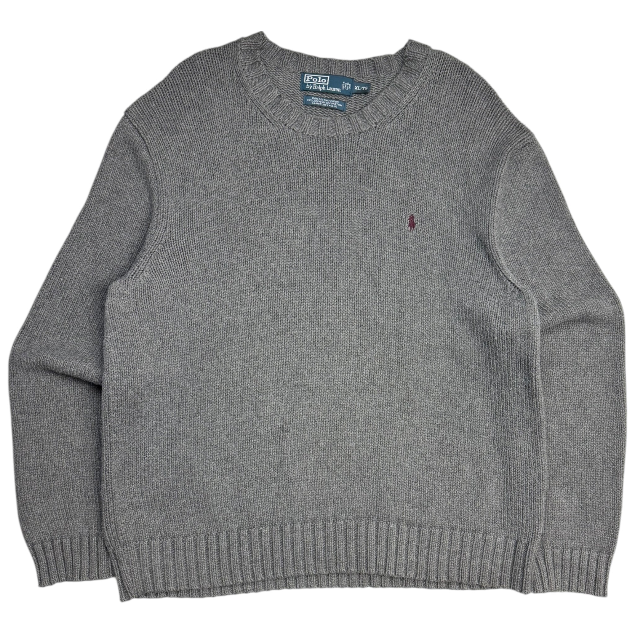 Vintage Polo Ralph Lauren Knit Crewneck Grey