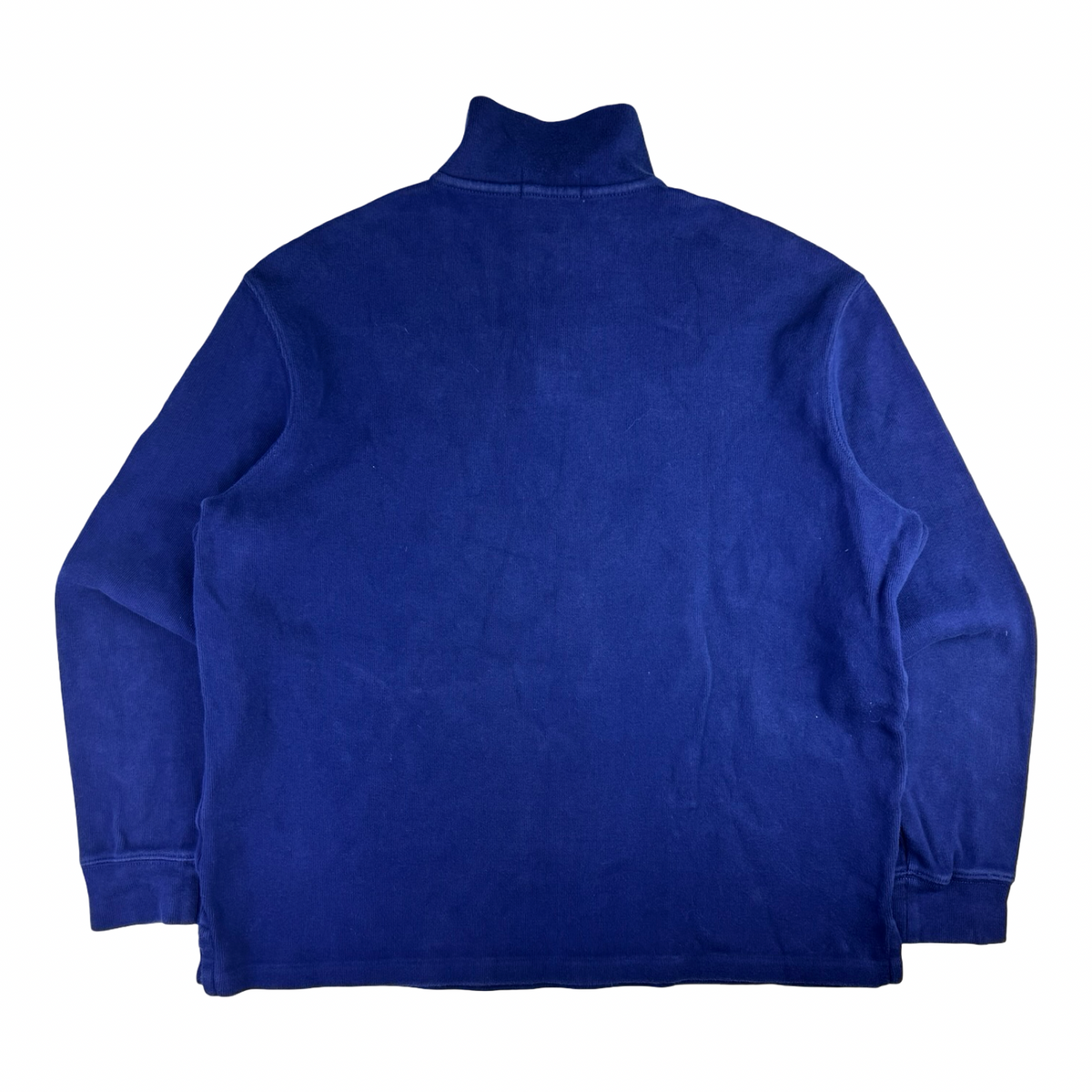 Vintage Polo Ralph Lauren Quarter Zip Sweater Deep Blue