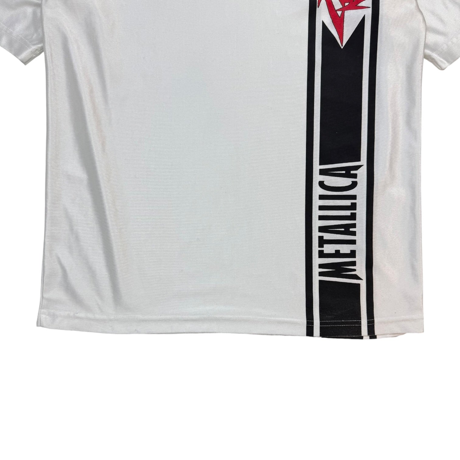 1997 Metallica Soccer Jersey White/Red