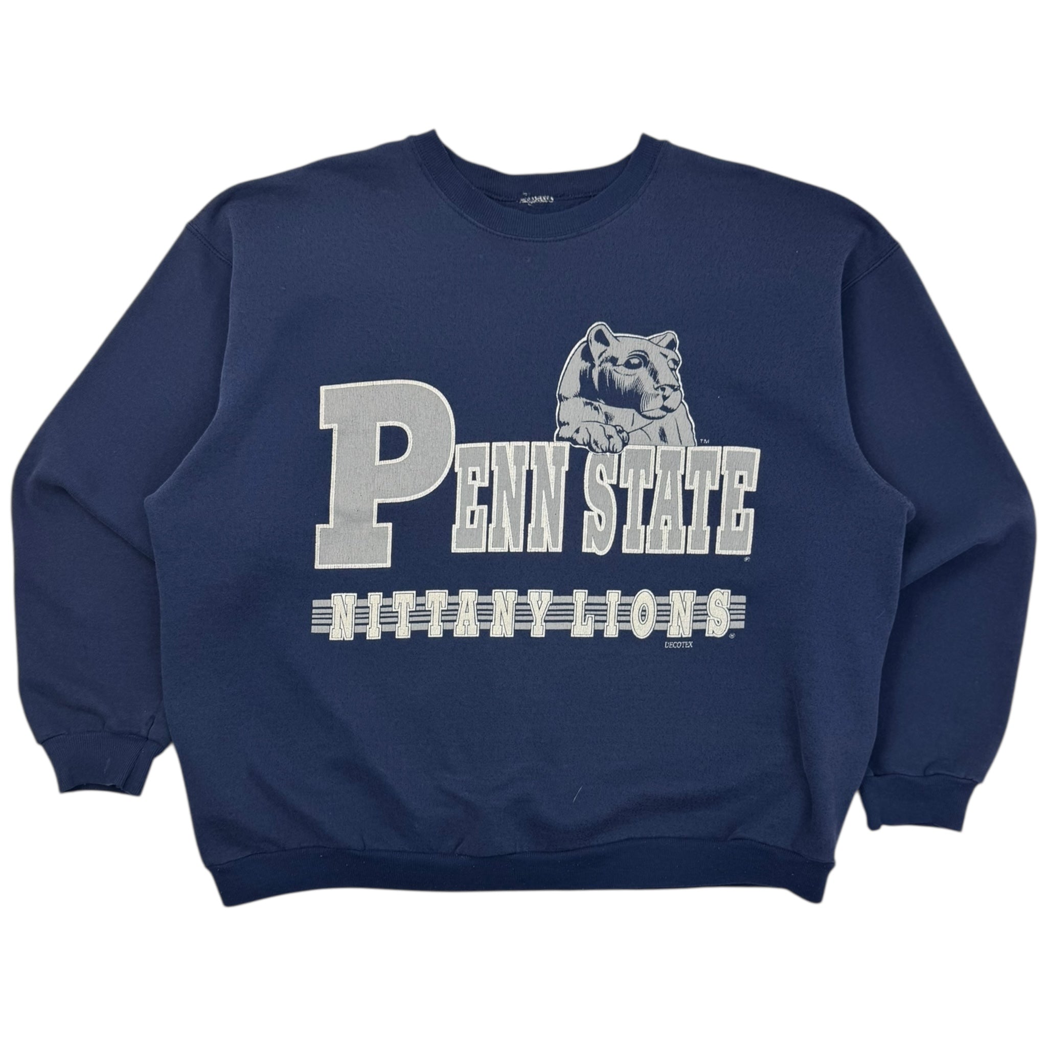 Vintage Penn State Nittany Lions Crewneck Faded Navy