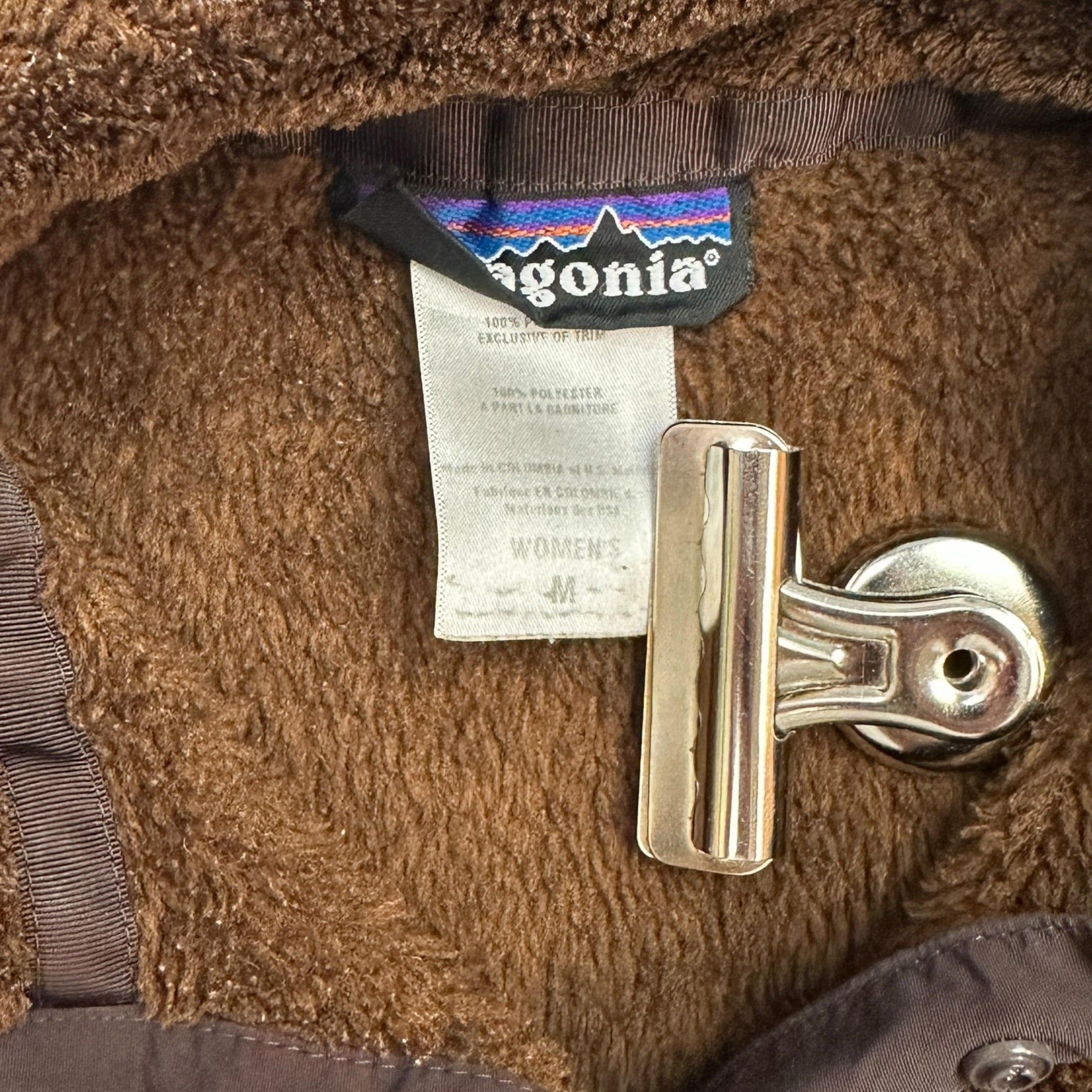 (W) Patagonia Snap-T Waffle Fleece Brown