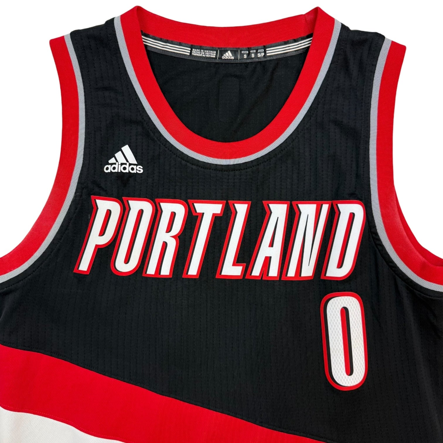 Adidas Swingman Portland Trailblazers Damian Lillard Home Jersey Black