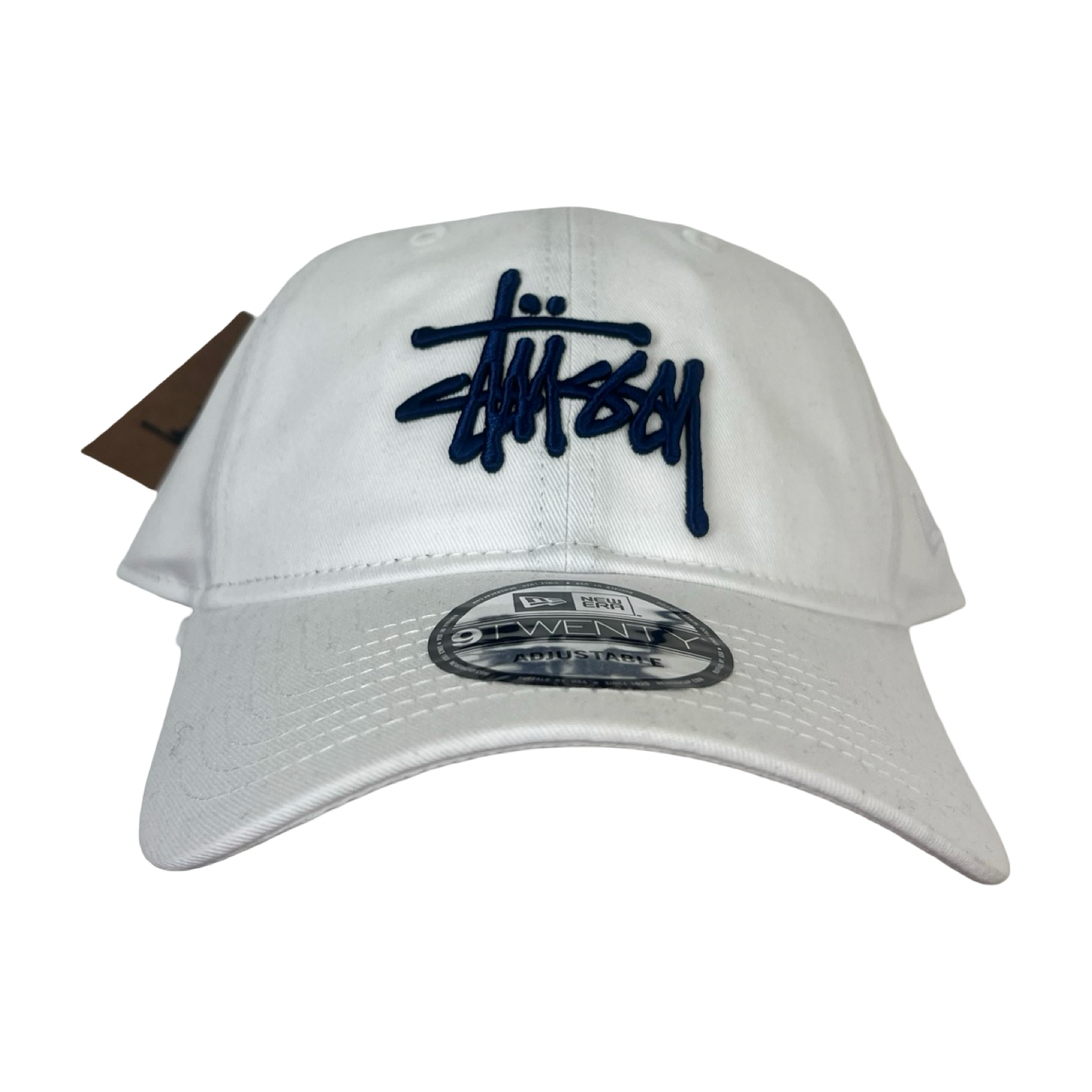 Stüssy x New Era 9Twenty Basic Cap White
