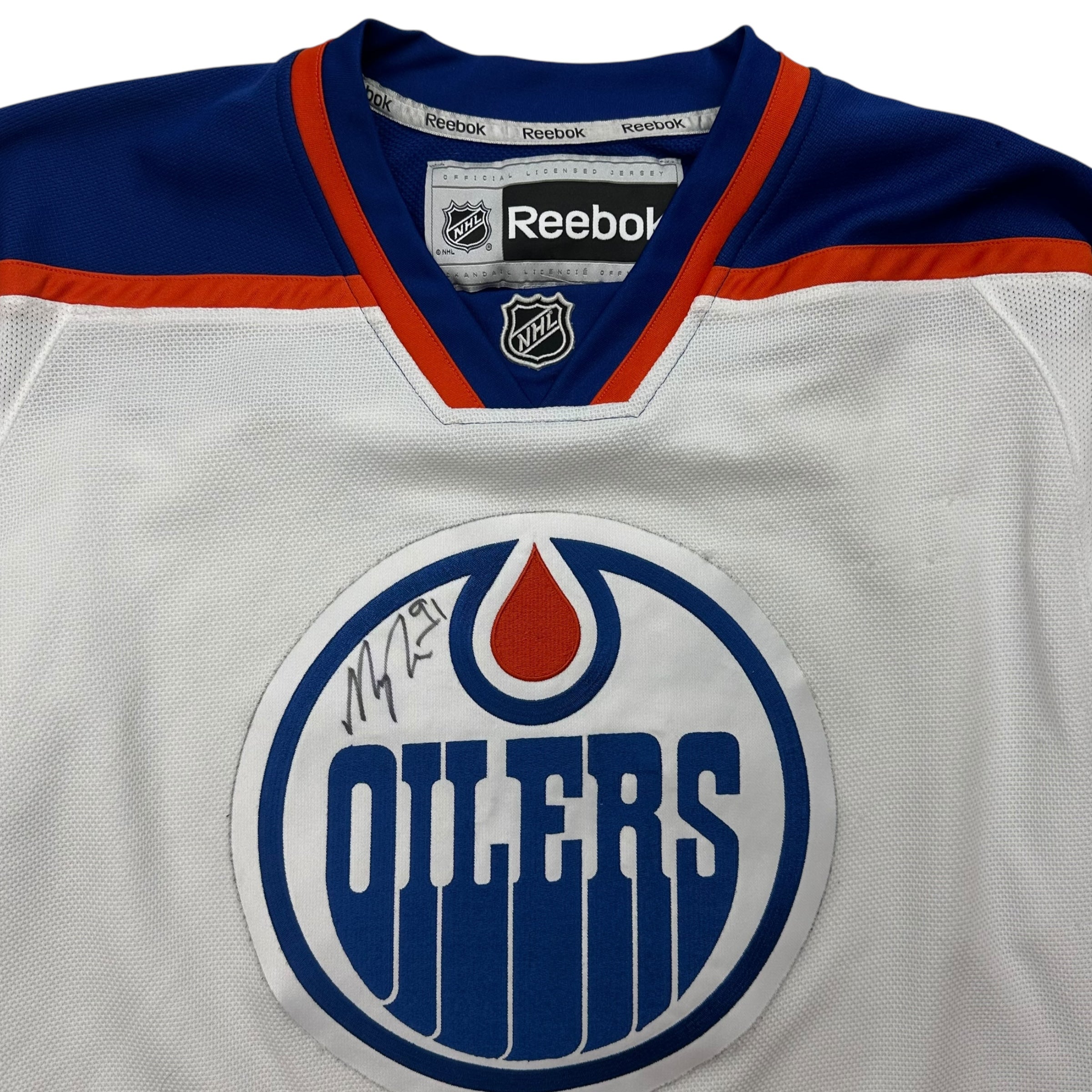 Vintage Reebok Edmonton Oilers Away Jersey