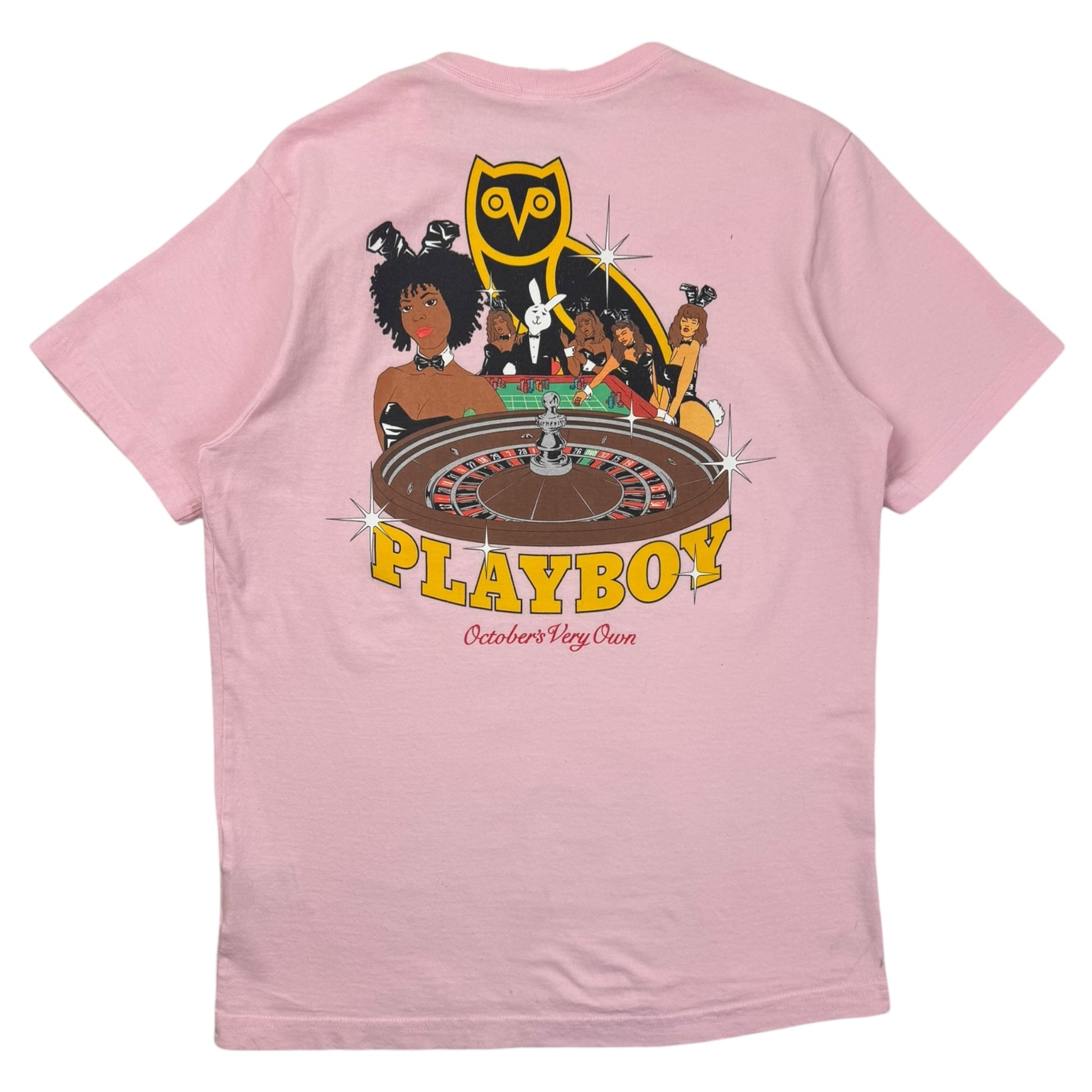 OVO Playboy Roulette T-Shirt Pink