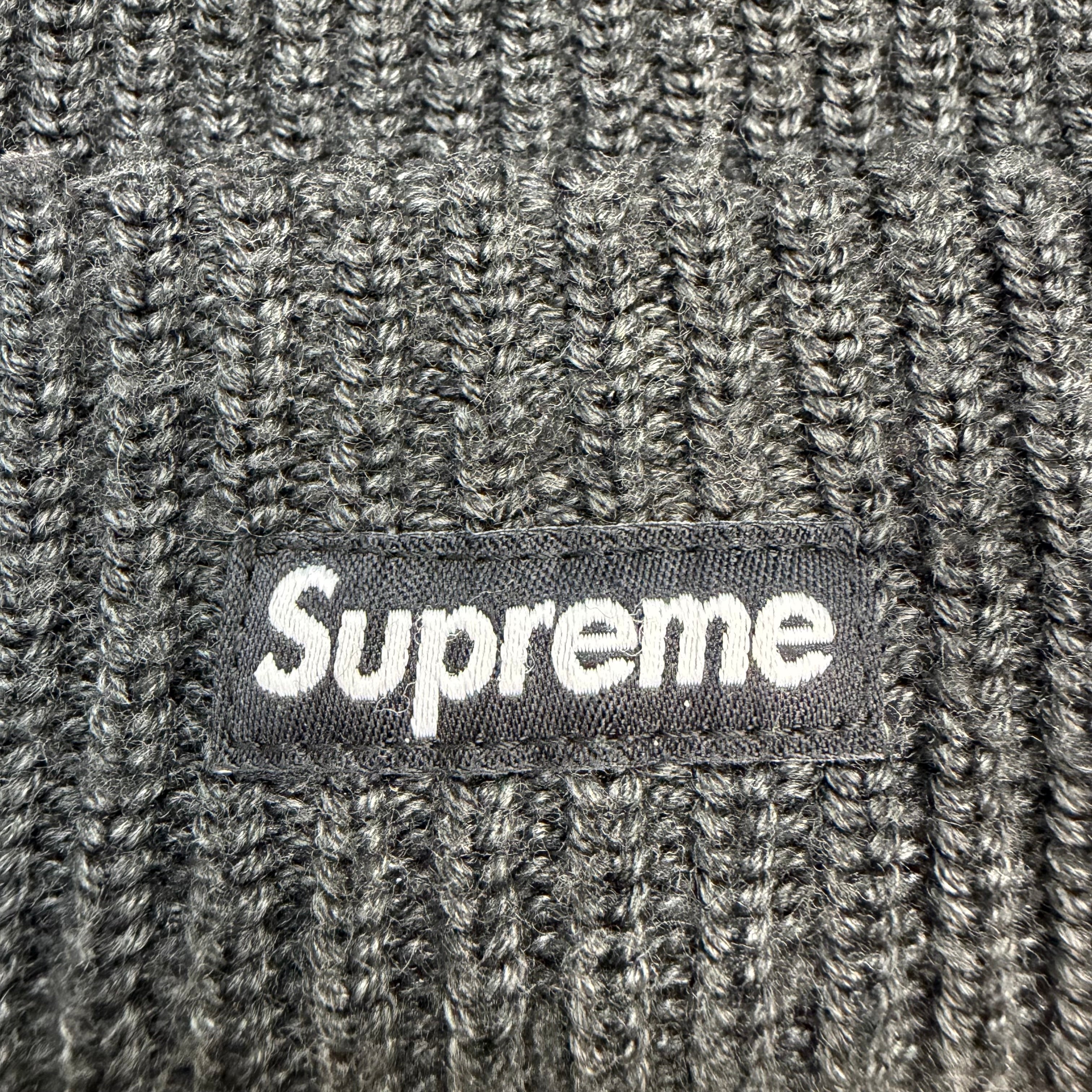 Supreme Loose Gauge Beanie Charcoal