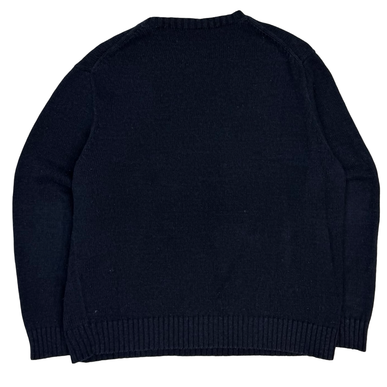Vintage Polo Ralph Lauren Bear Knit Crewneck Navy