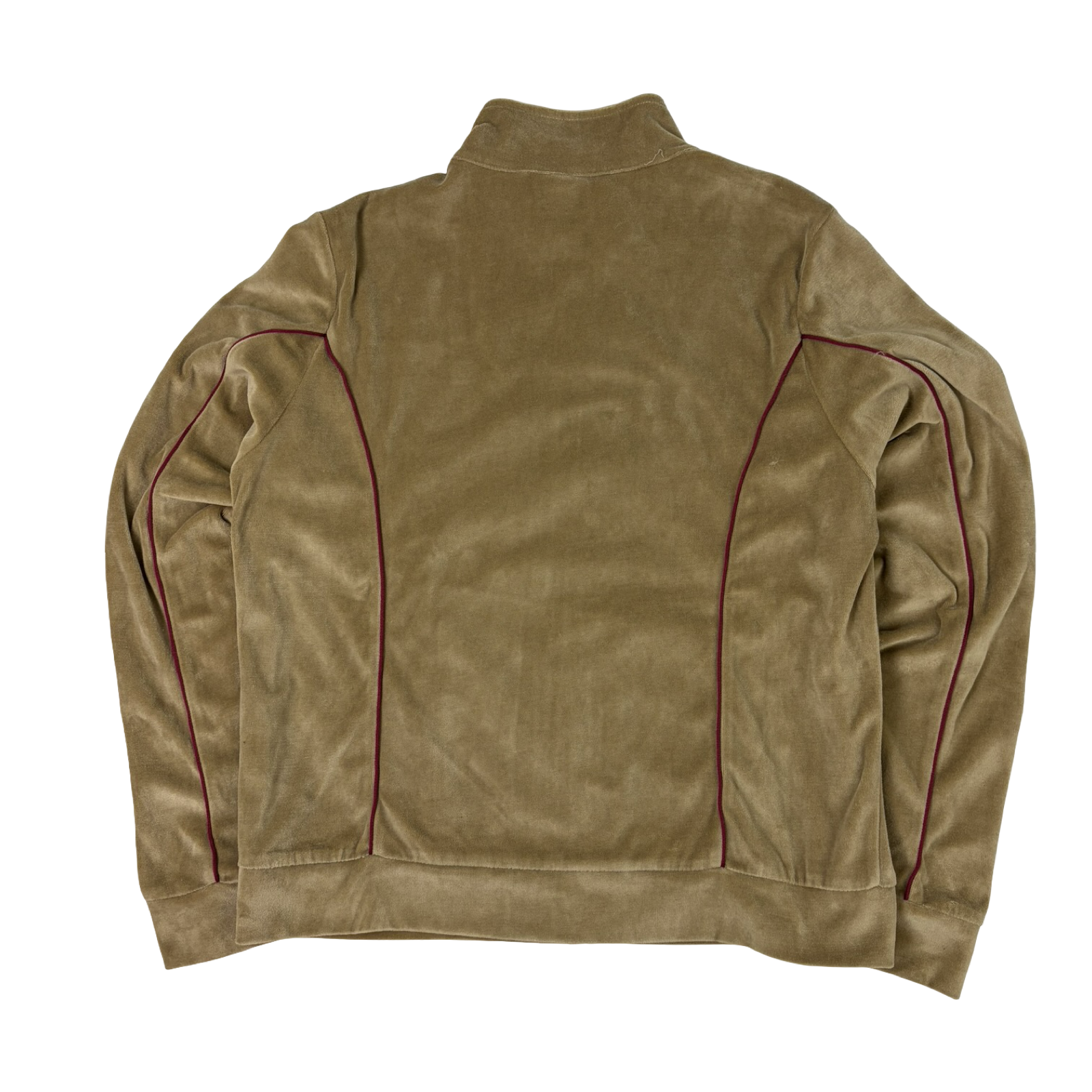 Stussy Veloured Panel Track Jacket Beige