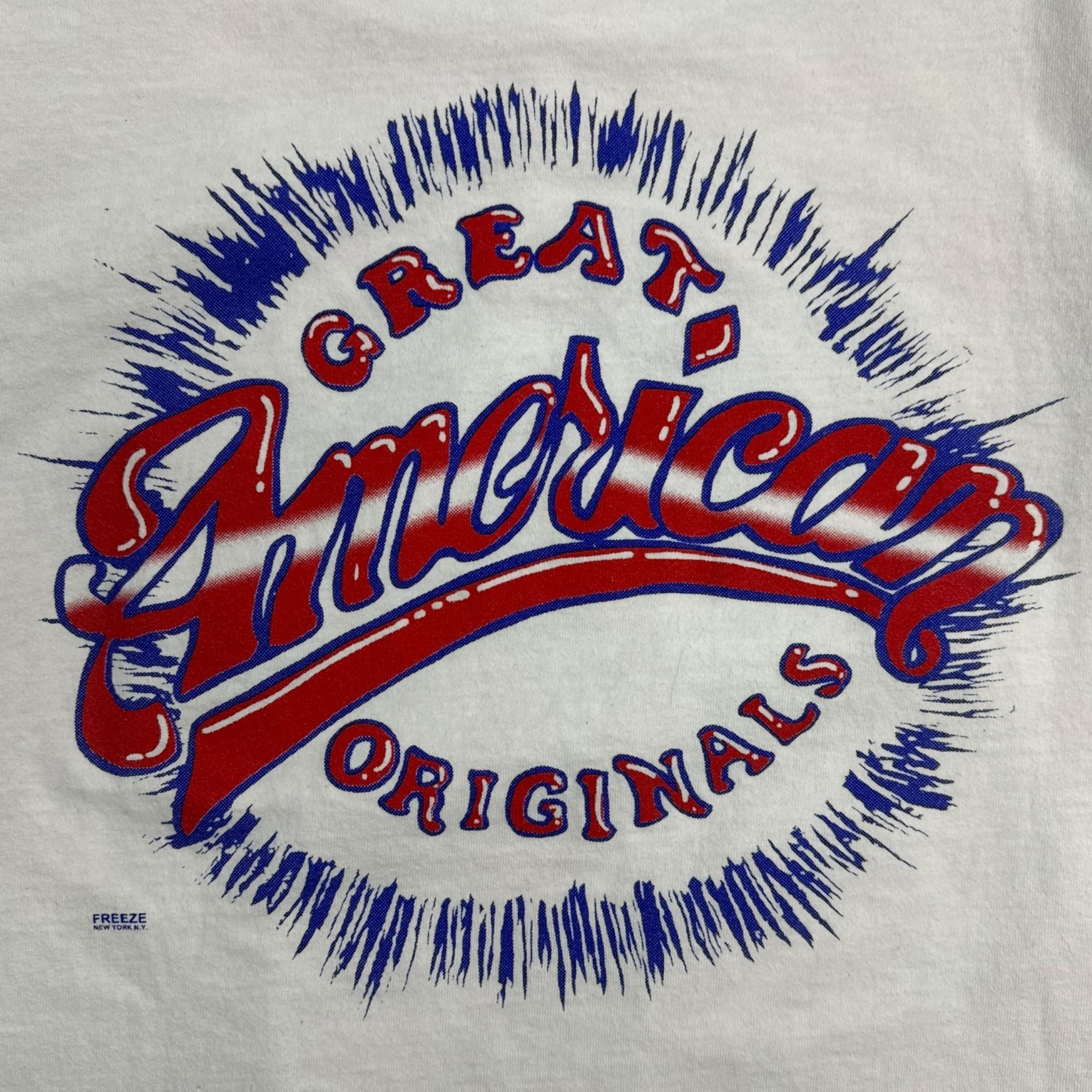 1997 Taz American Flag T-Shirt