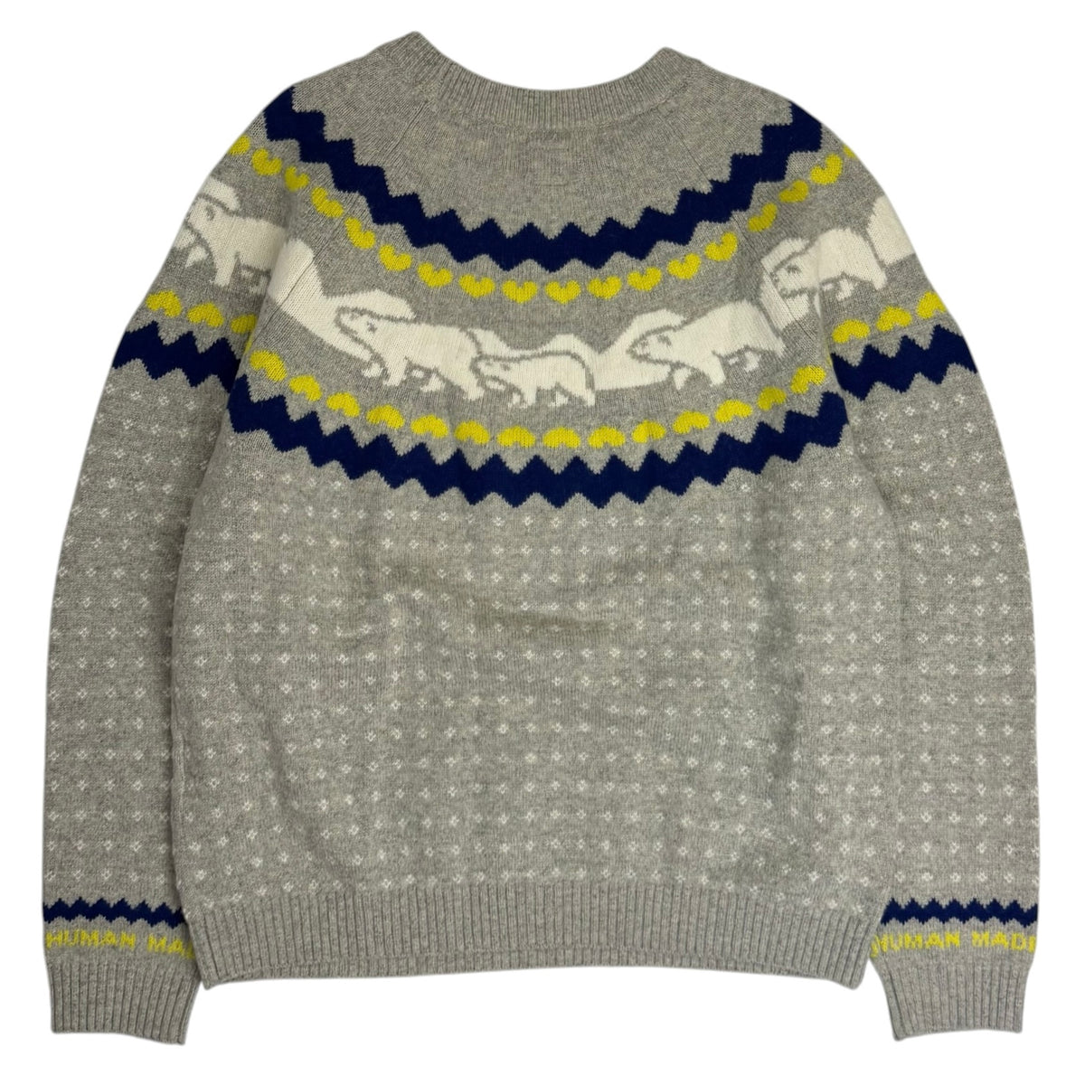 Human Made Nordic Jacquard Knit Sweater Tan