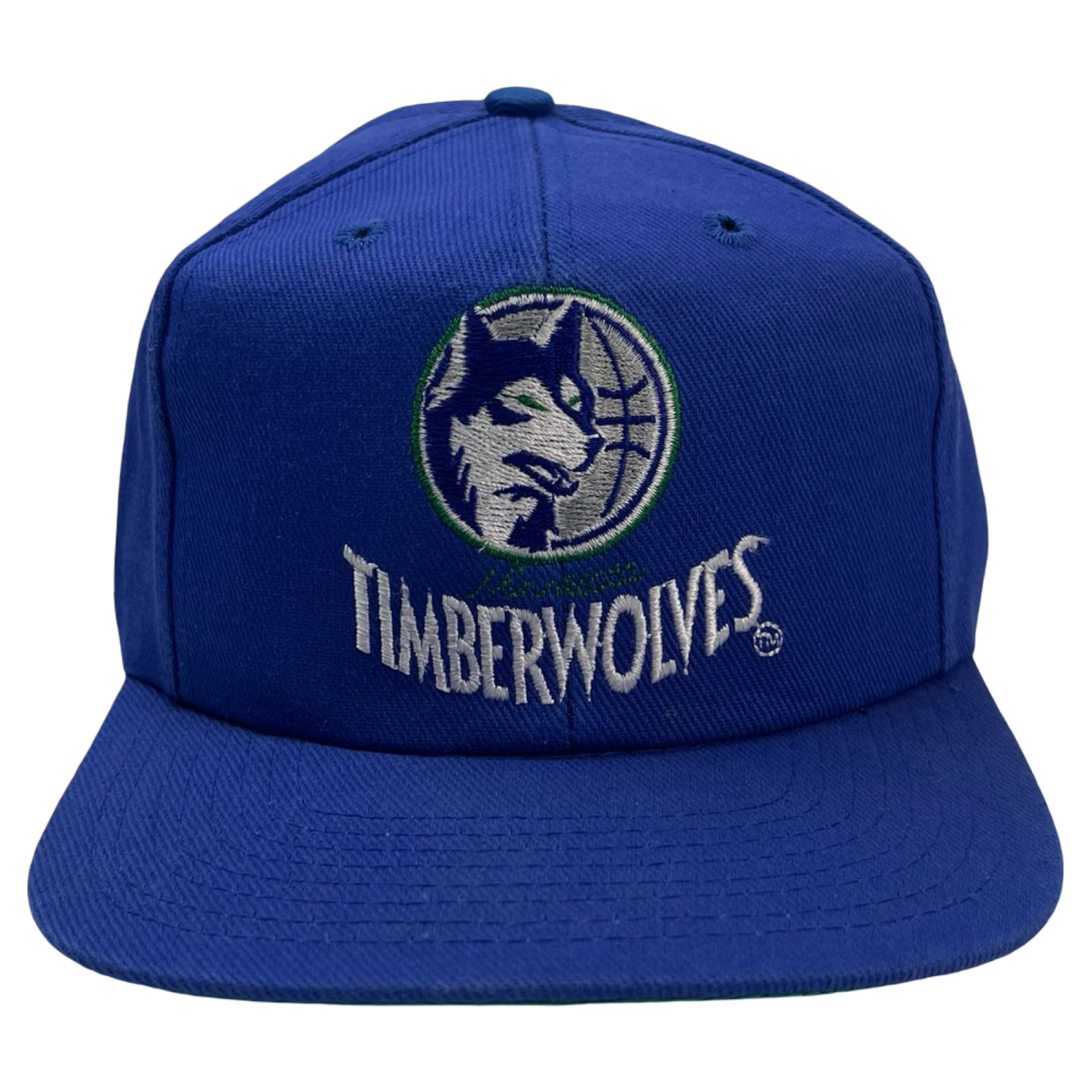 Vintage Minnesota Timberwolves SnapBack Hat Blue