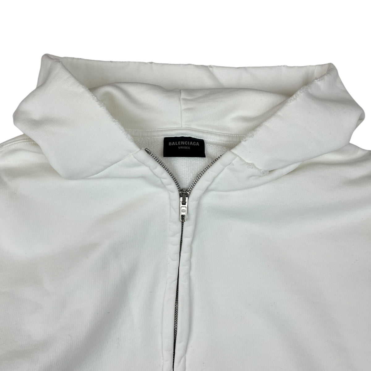 (W) Balenciaga Back Zip-Up Hoodie