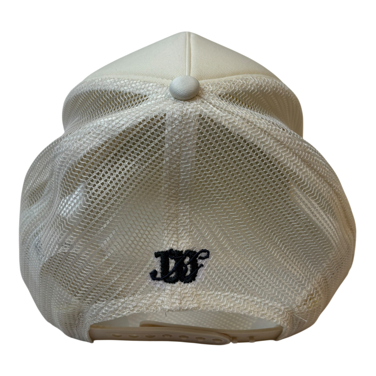SS25 Kith x Wilson Polyfoam Nolan Trucker Hat White
