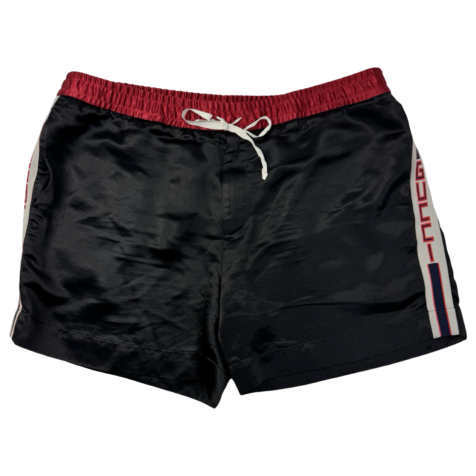 Gucci Logo Tape Acetate Shorts