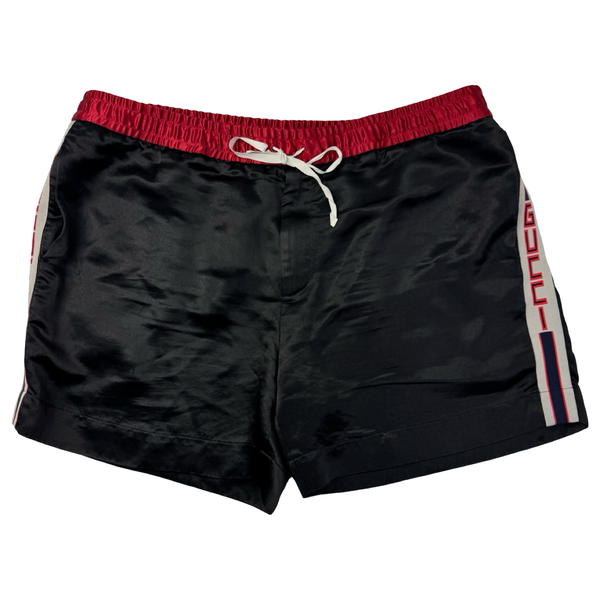 Gucci Logo Tape Acetate Shorts