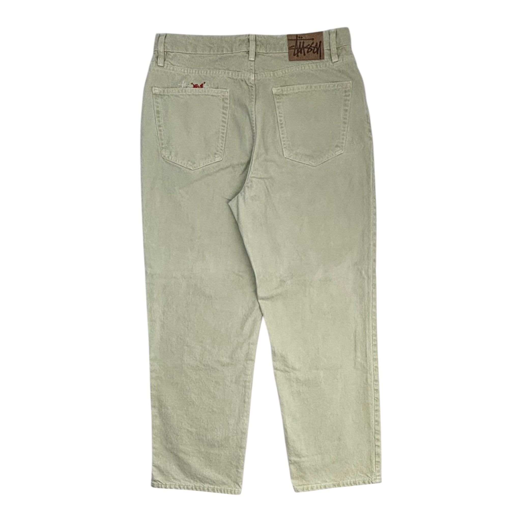 Stussy Double Dye Big'Ol Jeans Cream