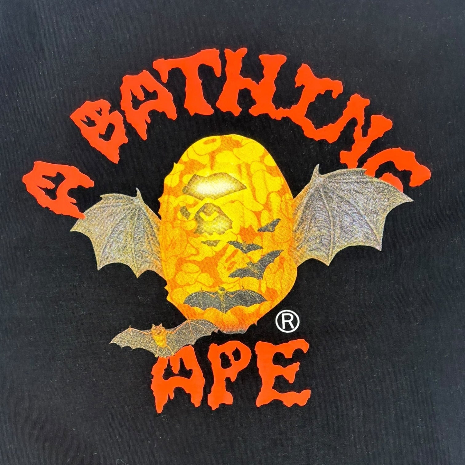BAPE Halloween College T-Shirt Black