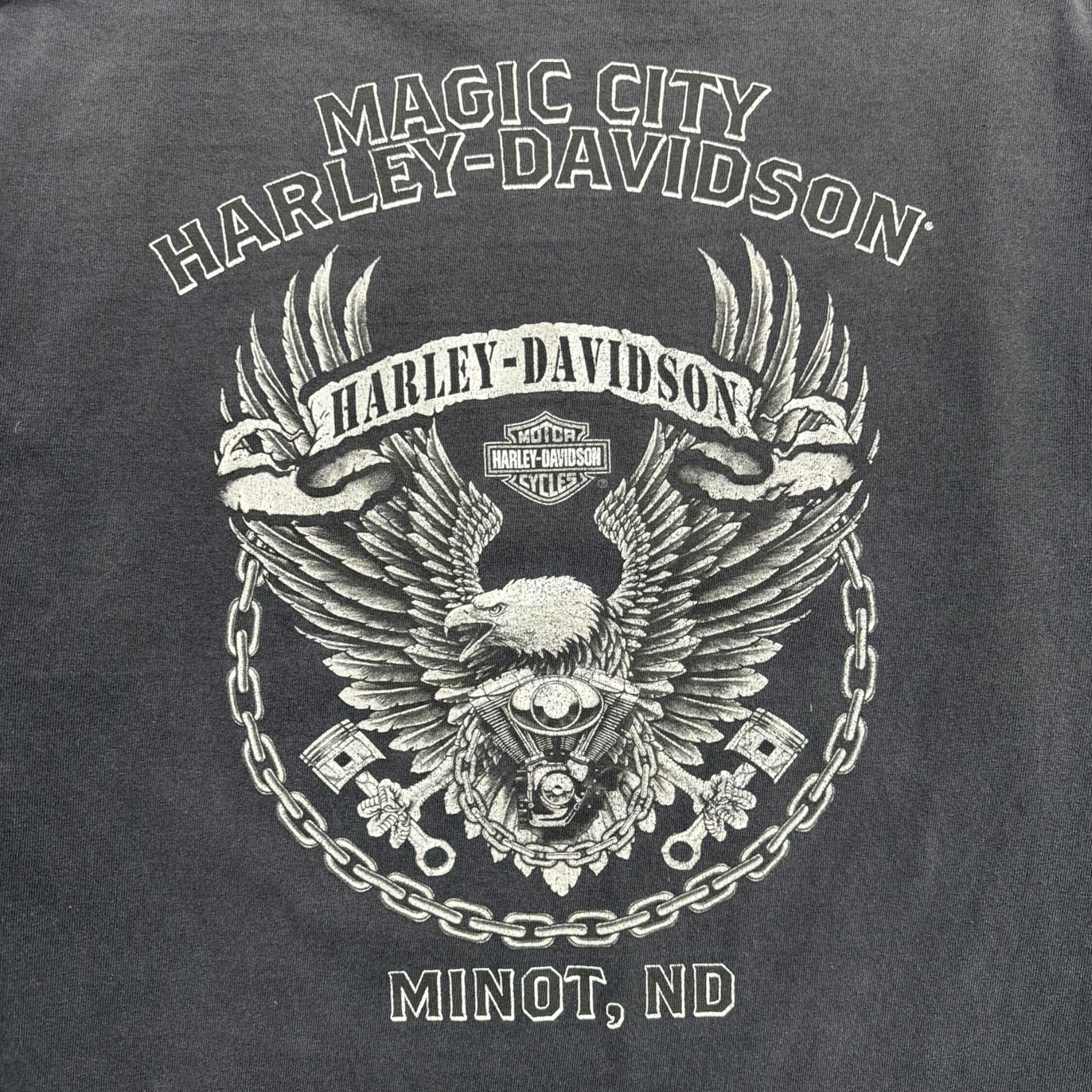 Vintage Harley Davidson Magic City Minot, ND Longsleeve