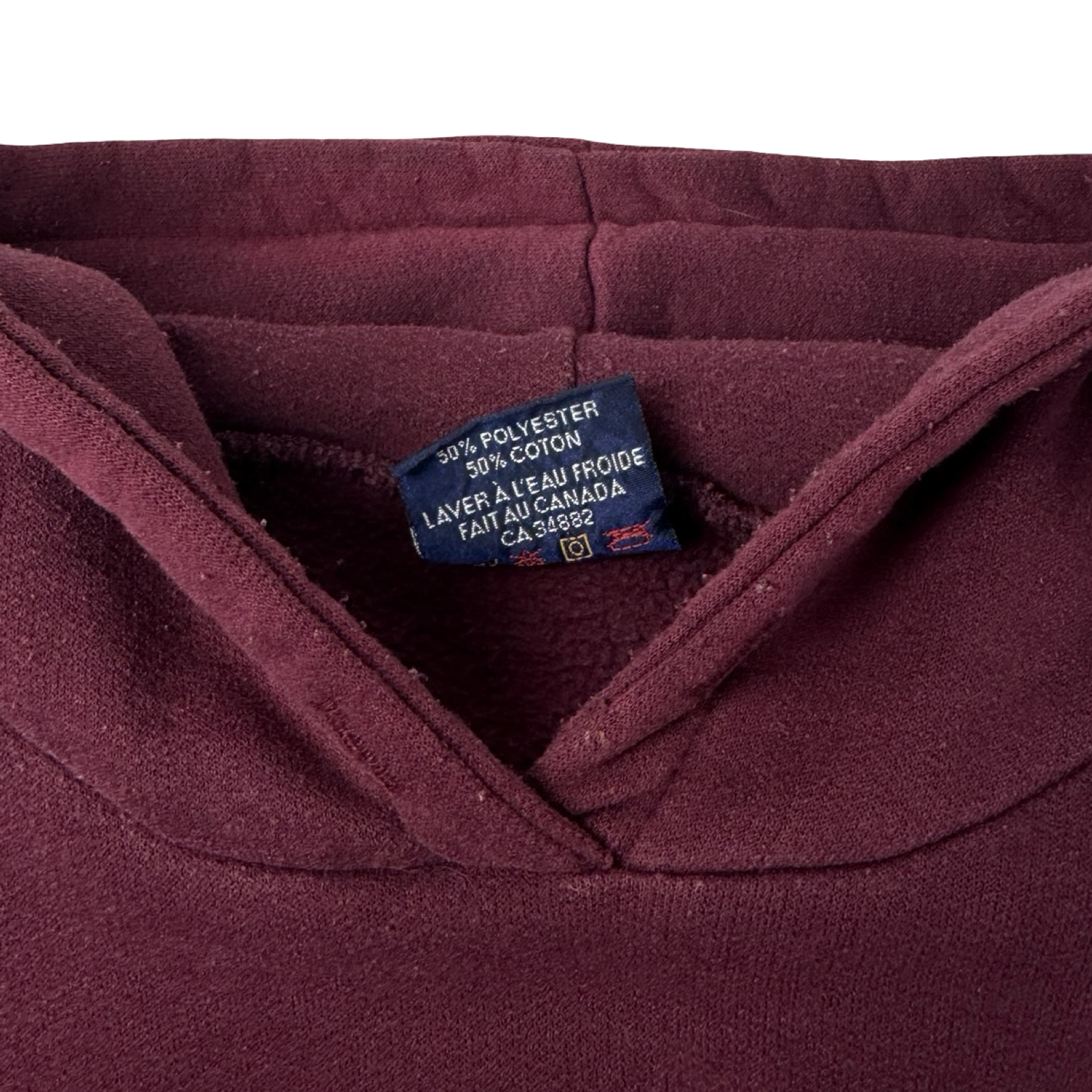 Vintage A-Team Target Logo Skate Hoodie Burgundy