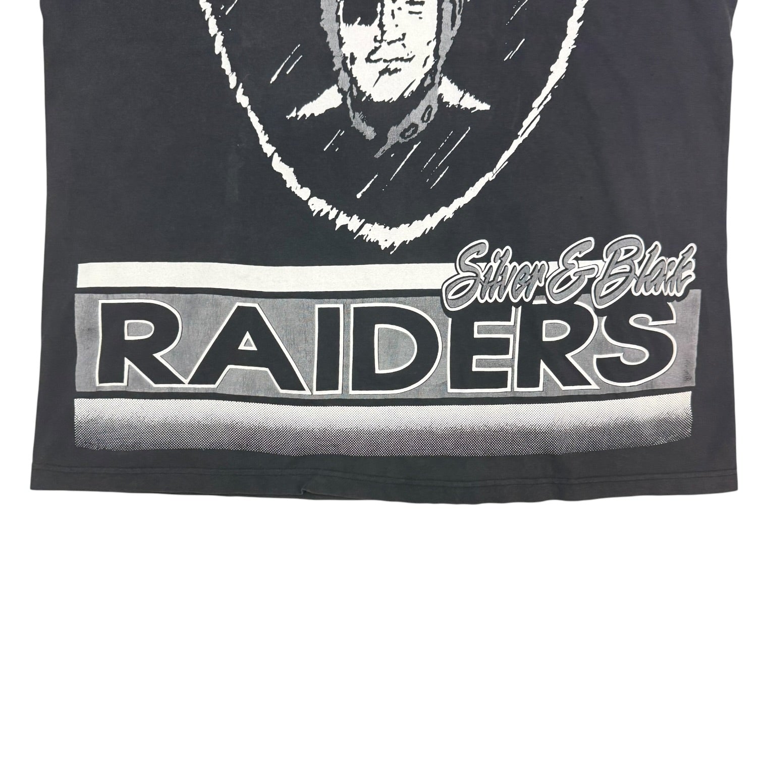 Vintage Oakland Raiders Jersey Tee Black/White