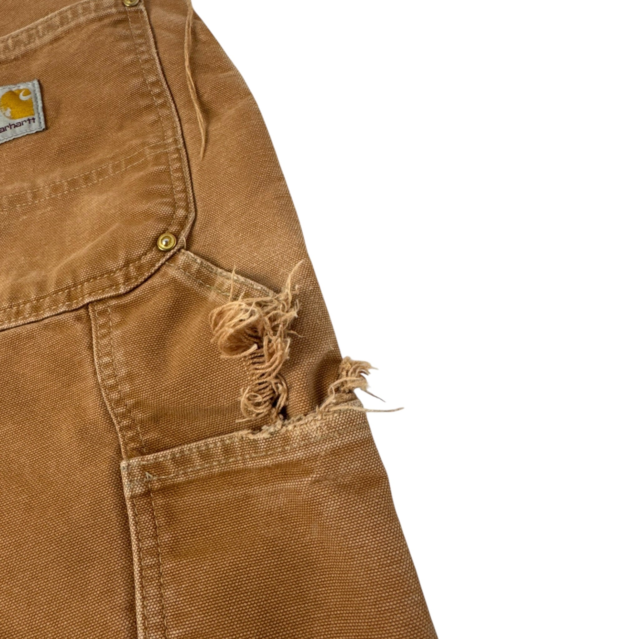 Vintage Carhartt Double Knee Bottoms Faded Tan