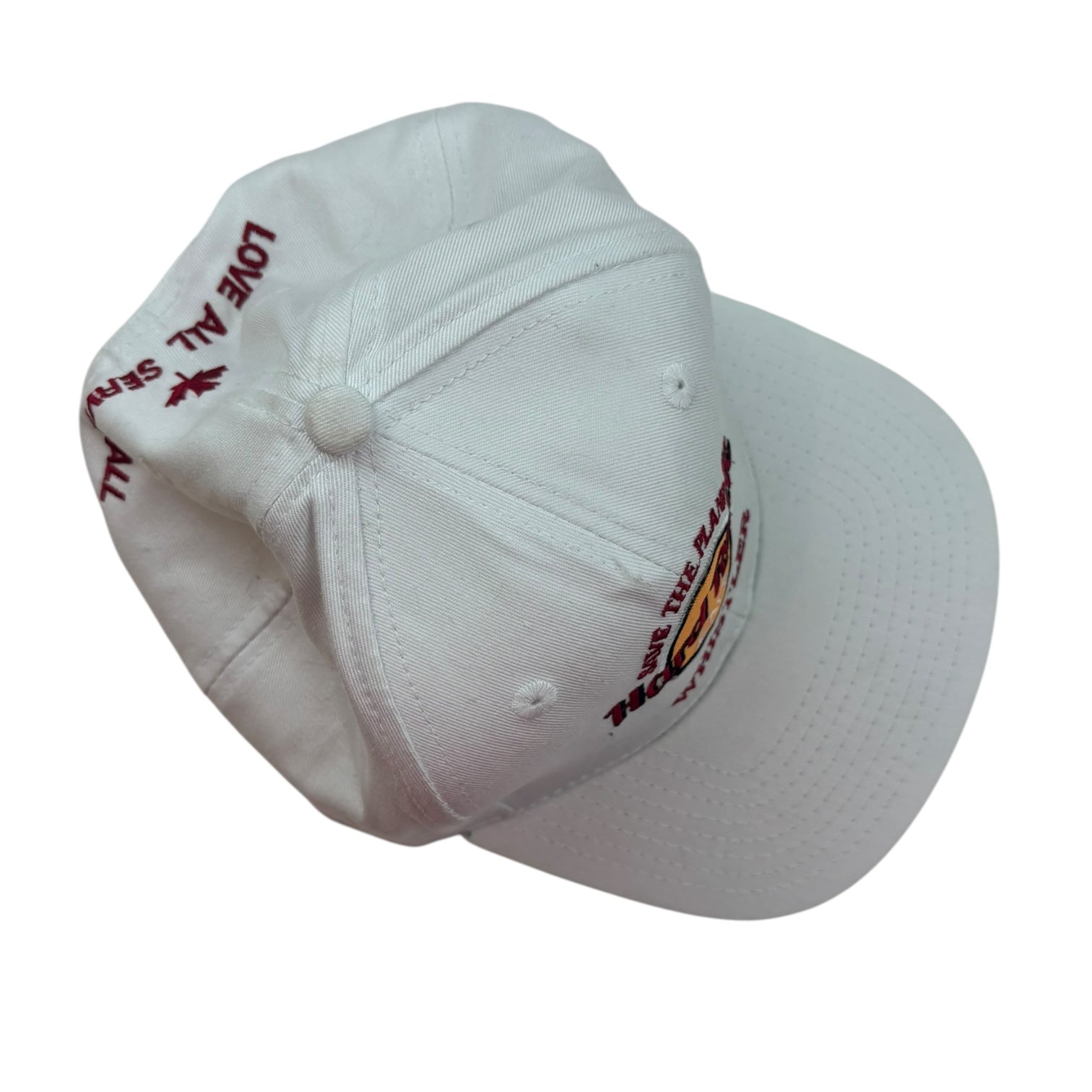 Vintage Hard Rock Cafe Whistler Snap Back Hat White