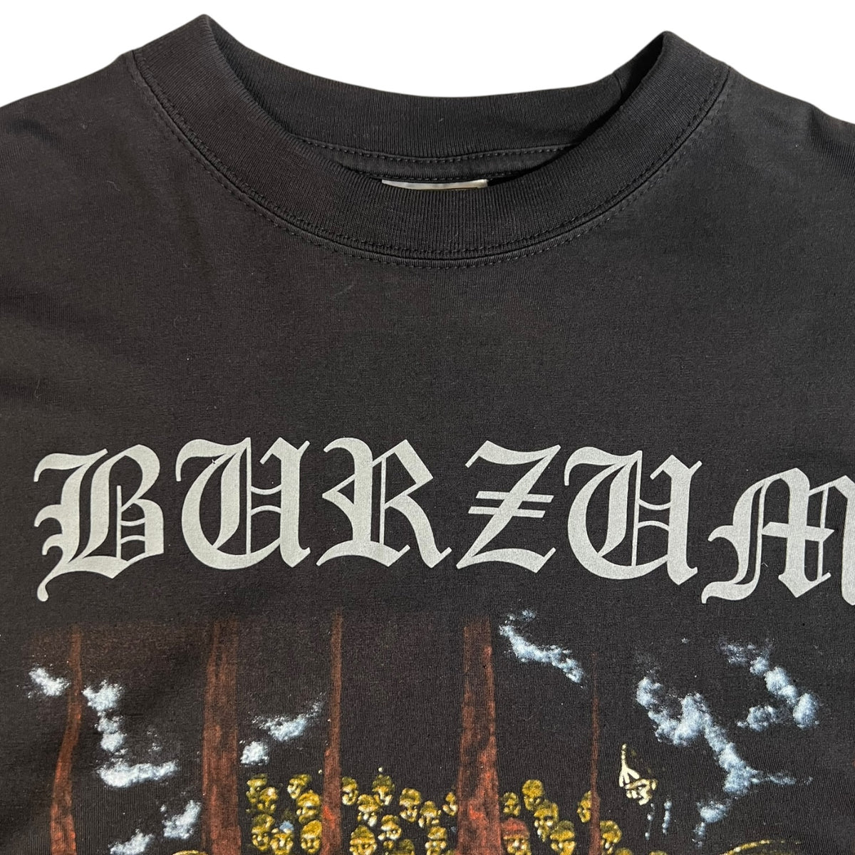 Vintage Burzum’s “Burning Witches” Long Sleeve T-Shirt Black