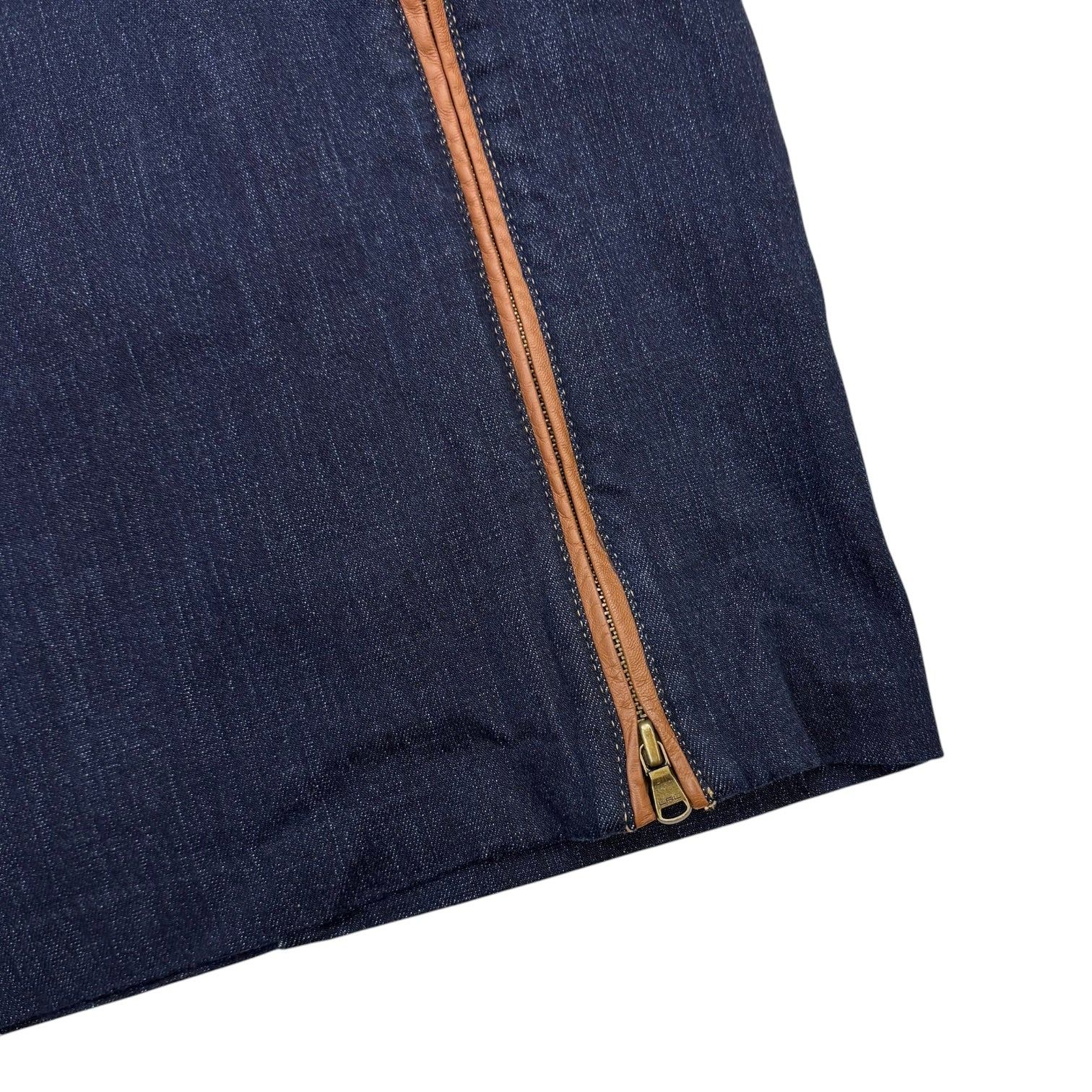 (W) Vintage Lauren Ralph Lauren Denim Skirt Dark Wash