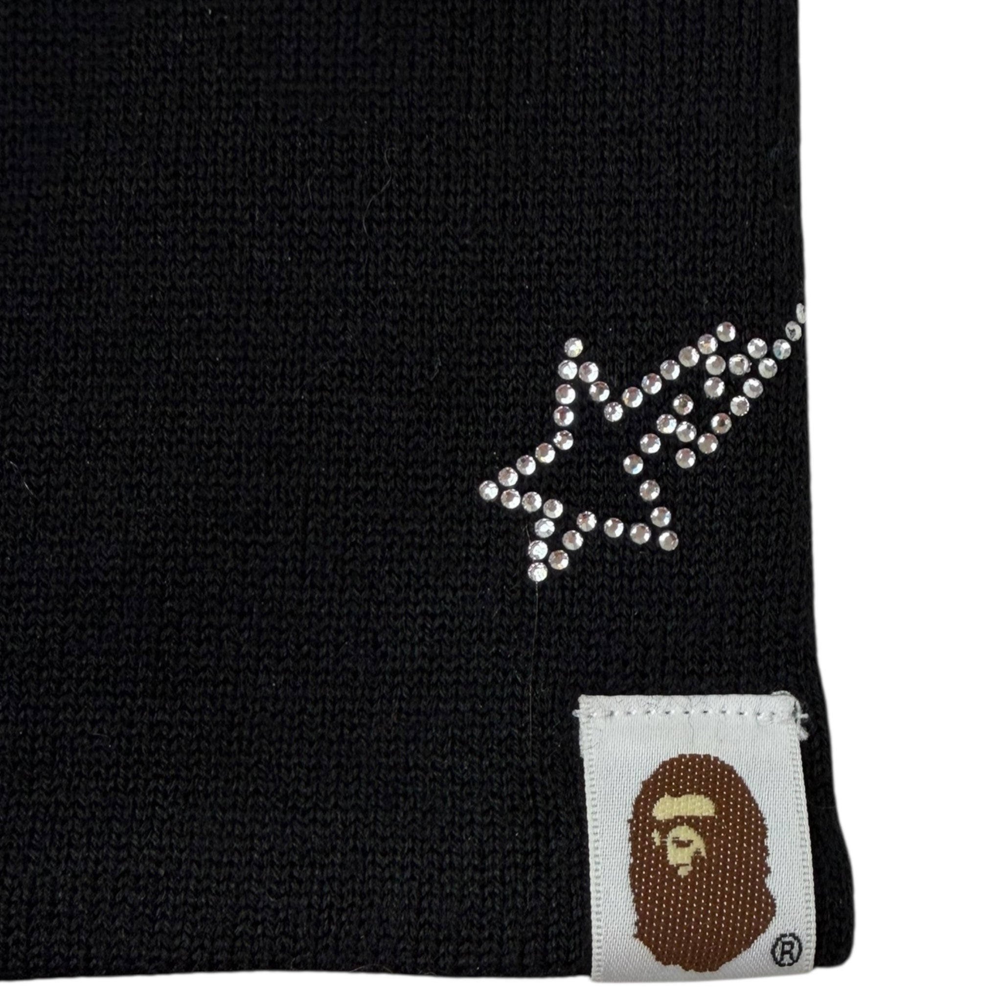 BAPE Black Crystal Stone Balaclava