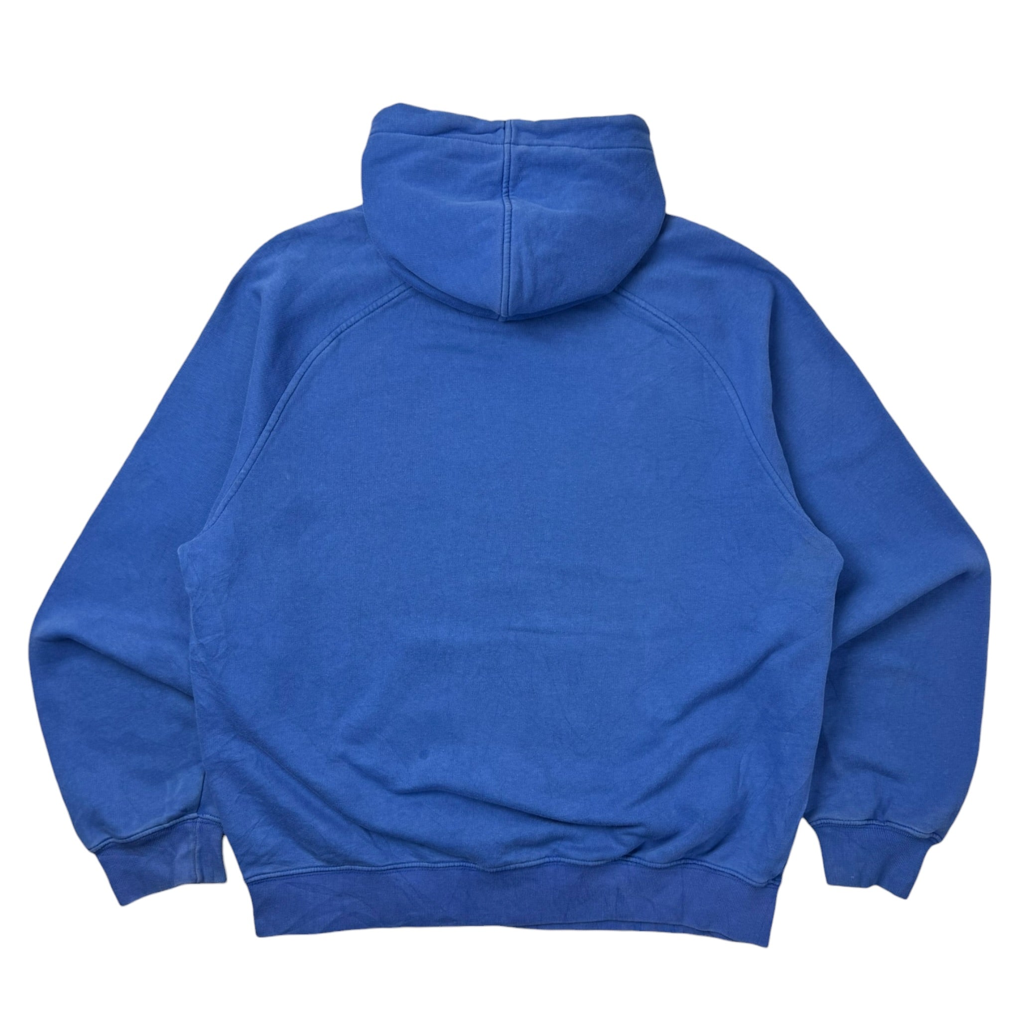 Vintage Nike Pocket Swoosh Hoodie Faded Blue