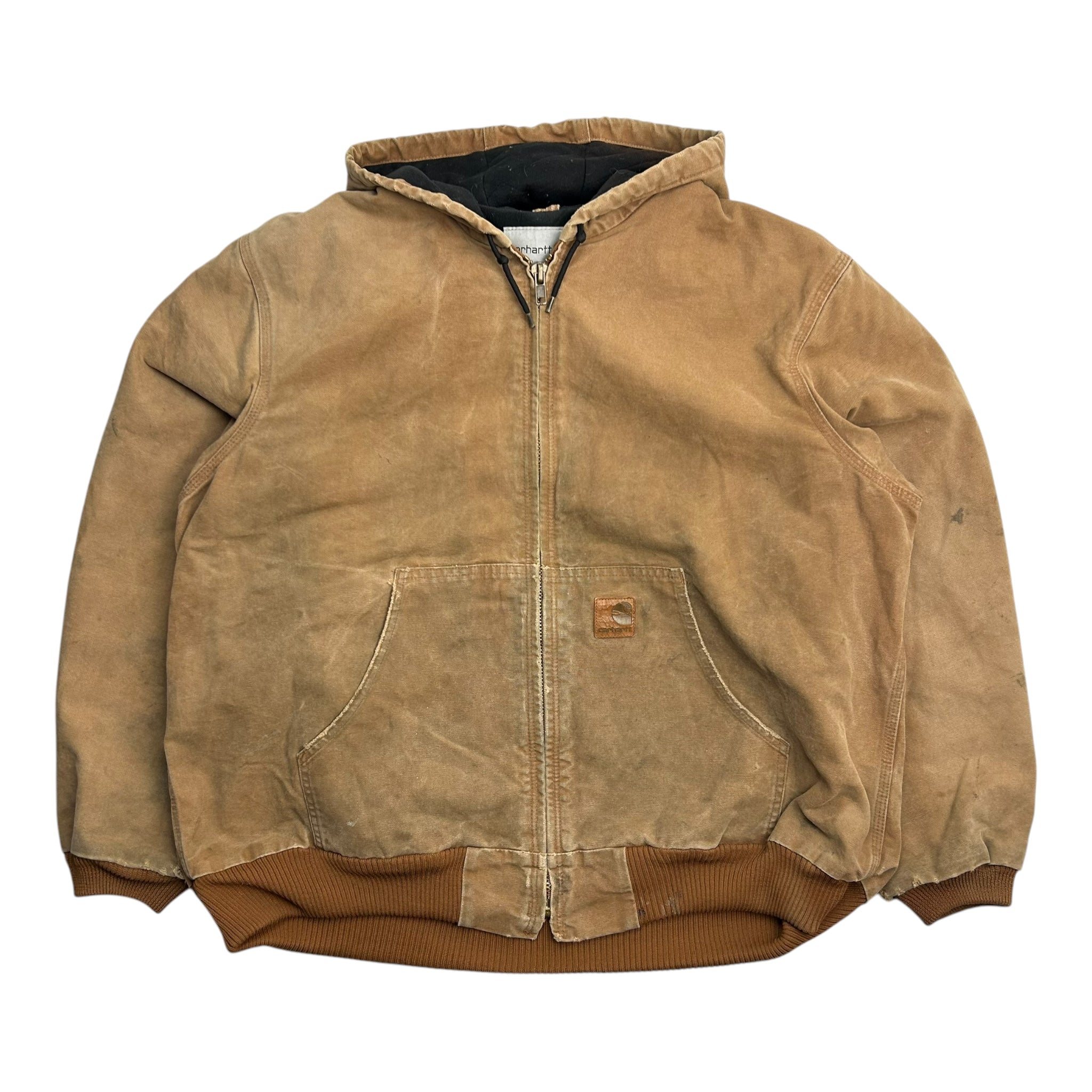 Carhartt J306 Hooded Active Jacket Faded Brown