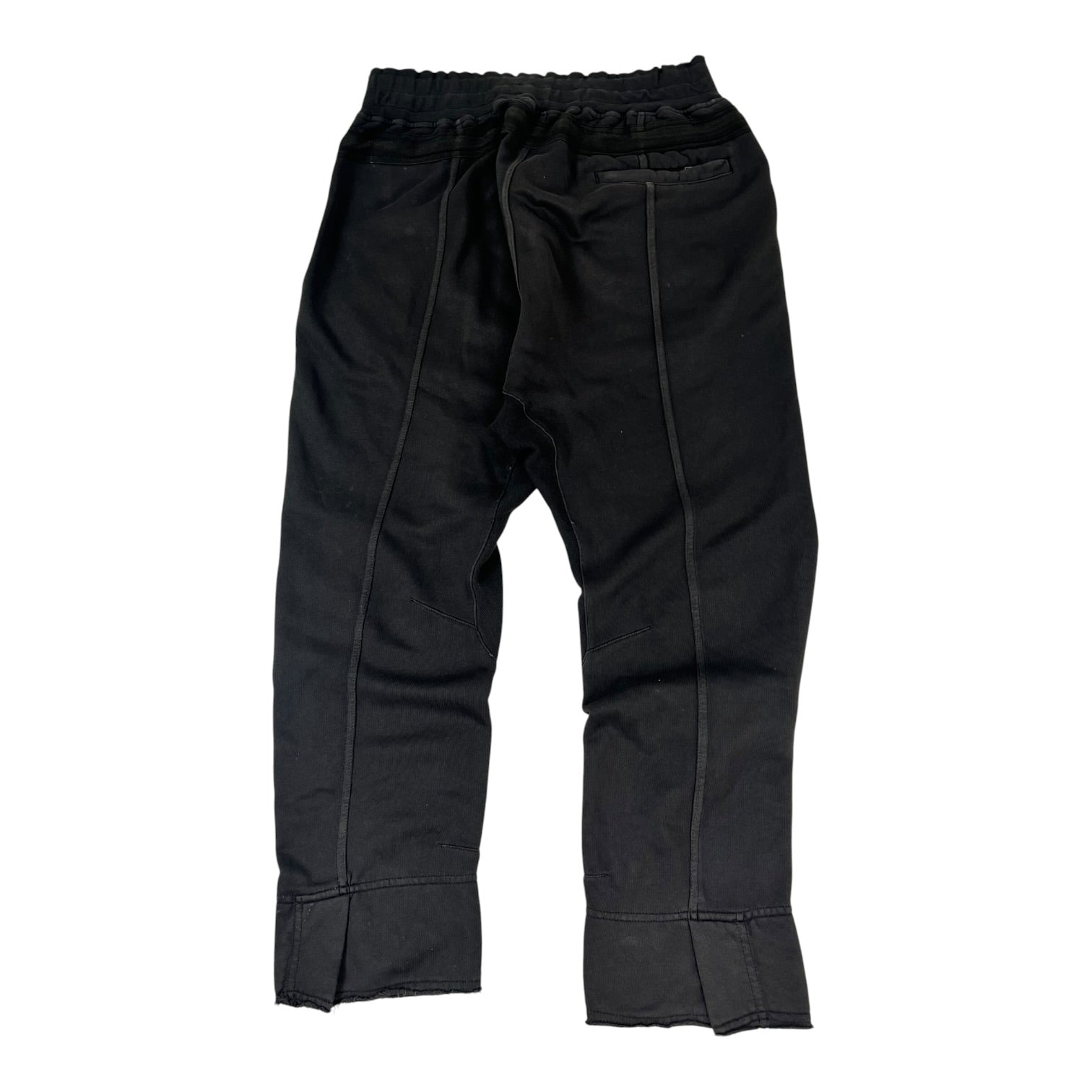 Haider Ackermann Perth Biker Sweatpants Distressed Black