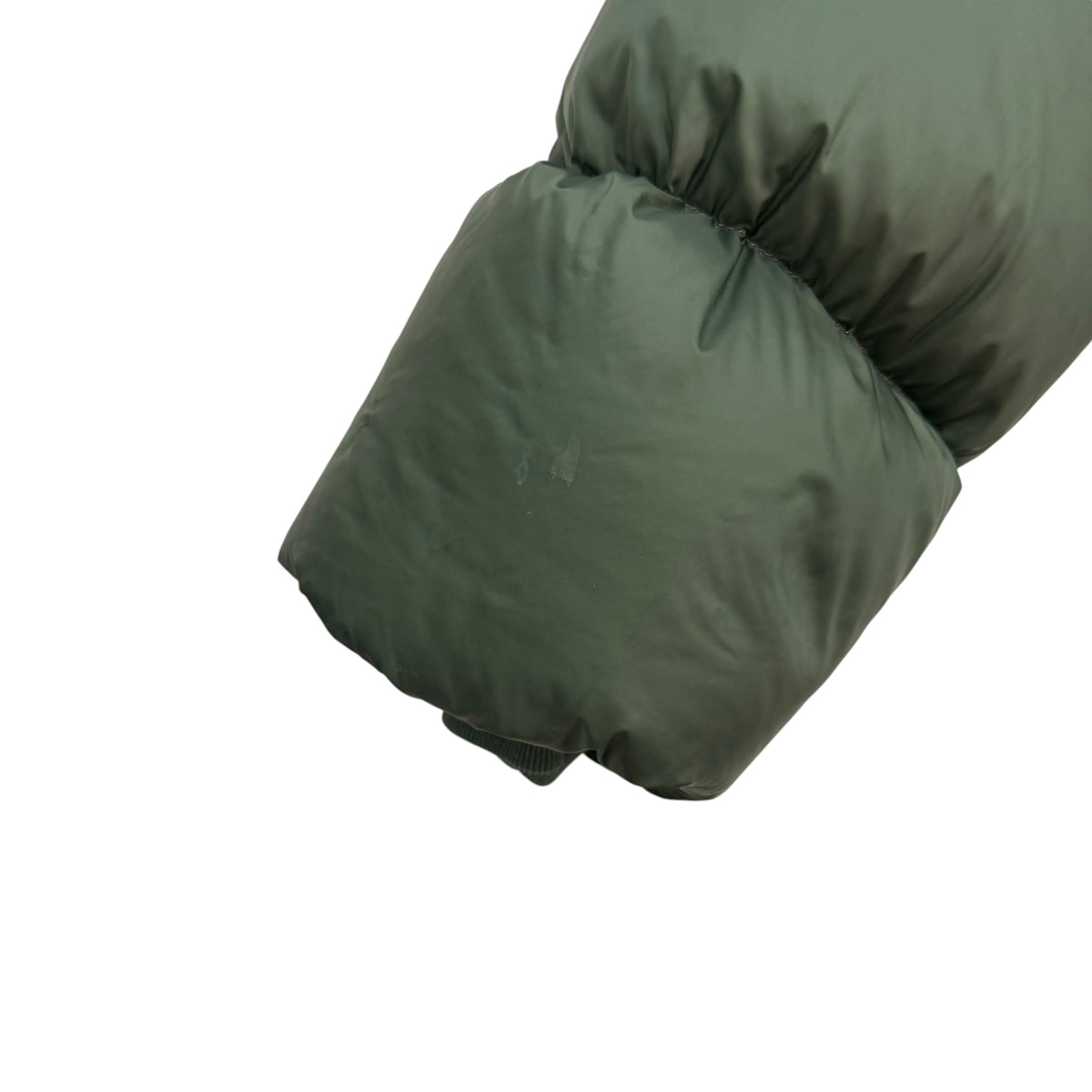 Rick Owens FW21 Gethsemane Flight Puffer Jacket Green