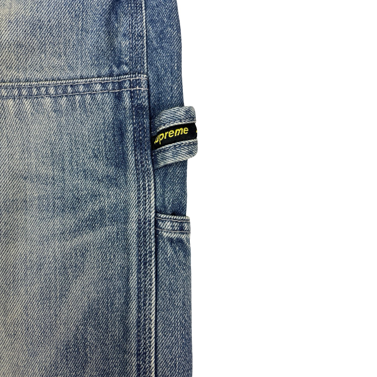 Supreme Worn Double Knee Painter Pant Denim