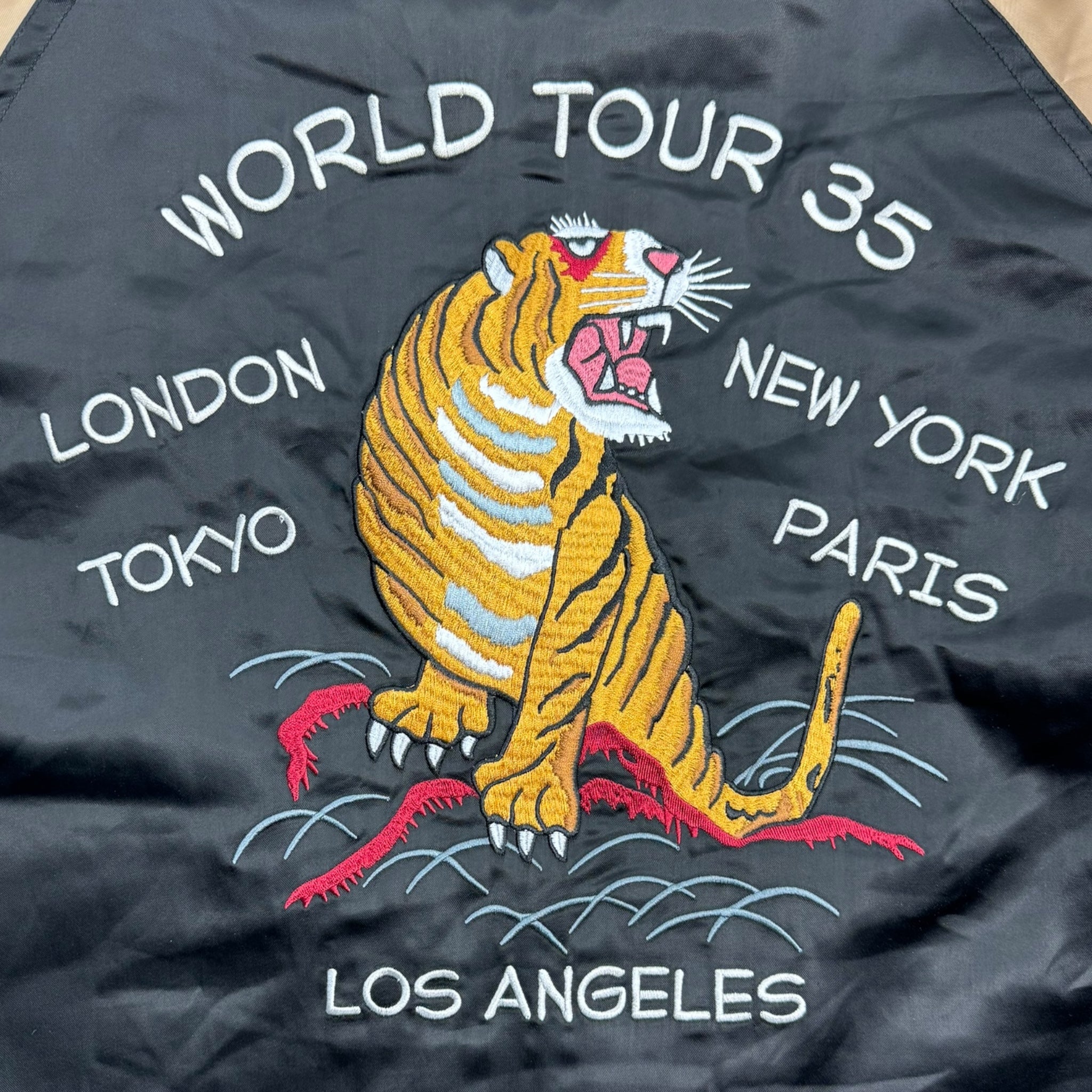 Stüssy Satin World Tour Souvenir Jacket