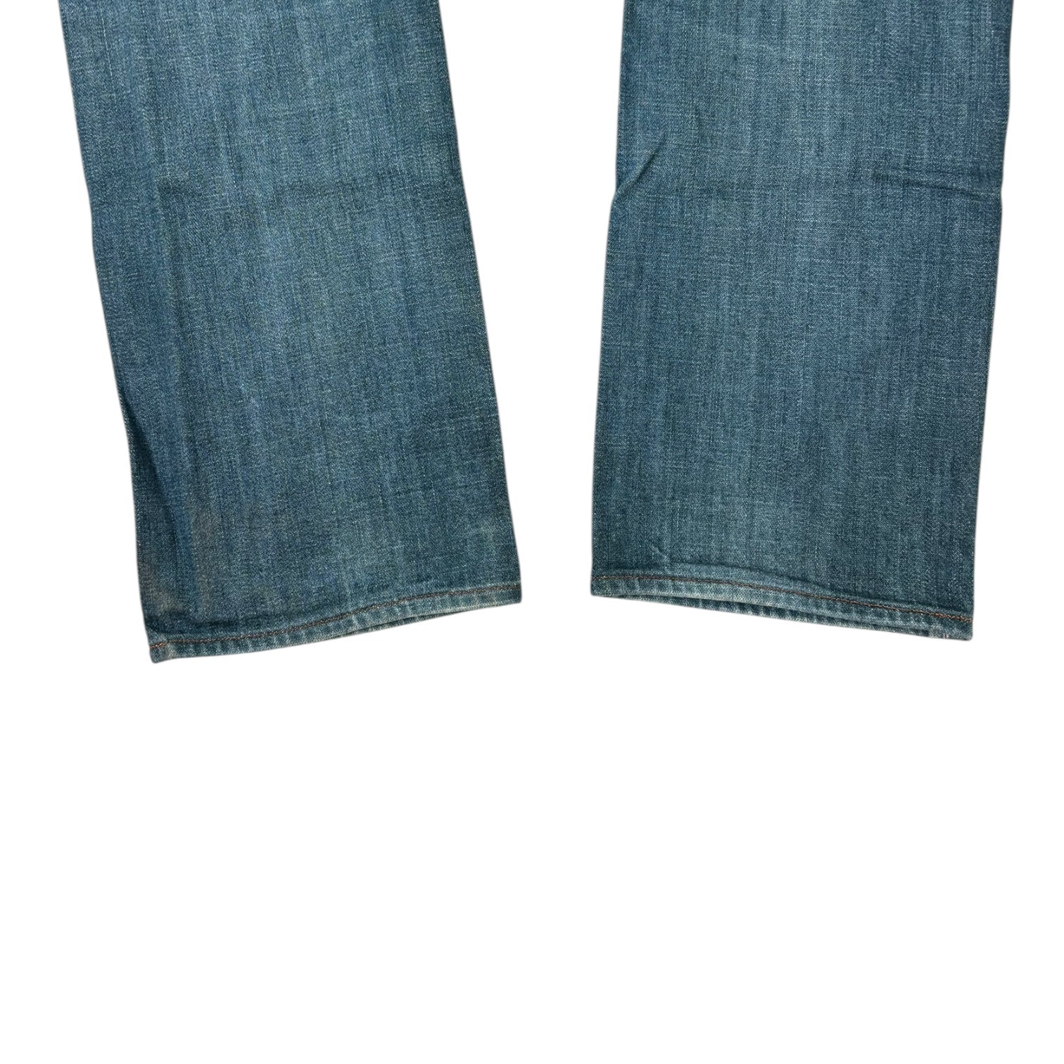 Evisu Labor Buckle-Back Straight Leg Jean Medium Wash