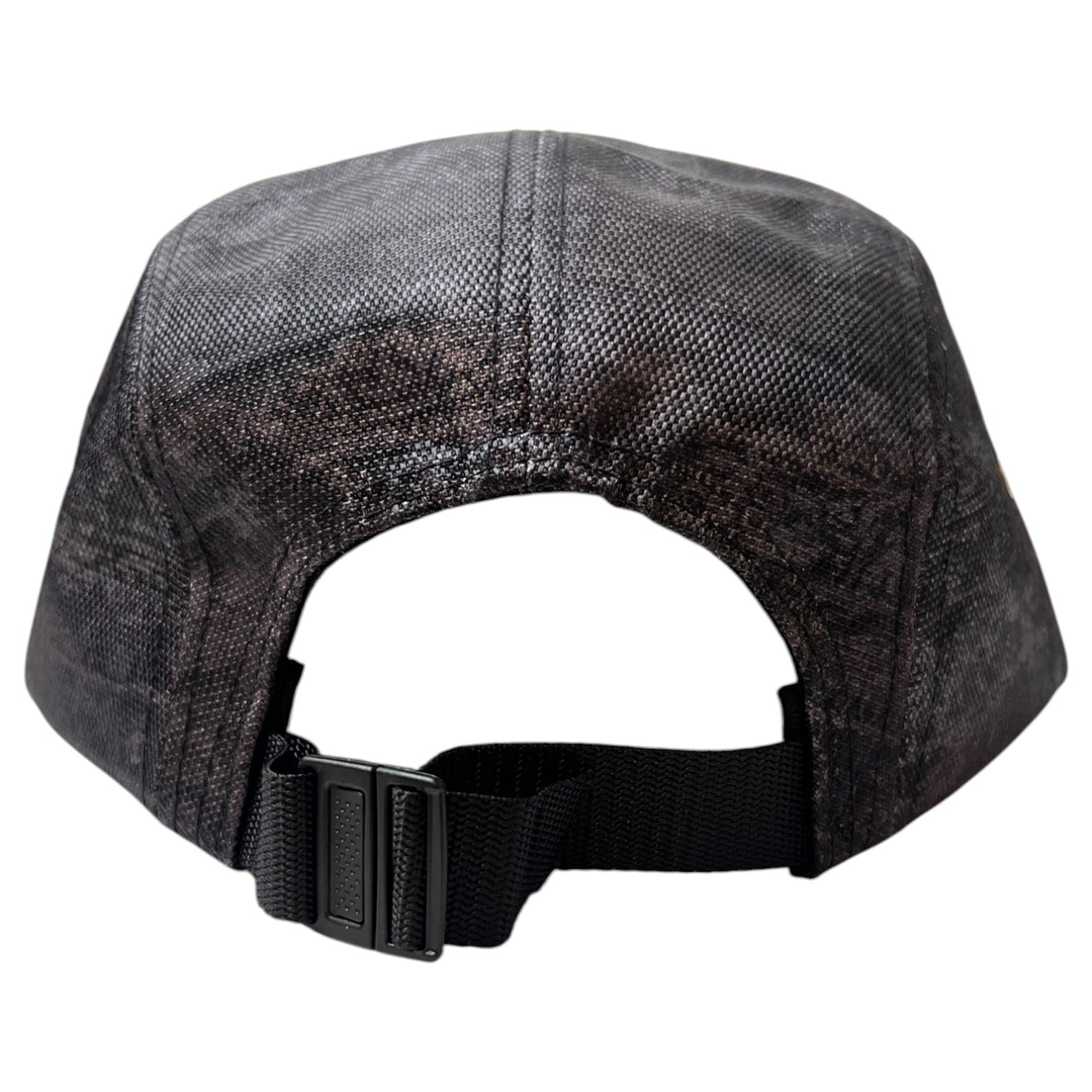 Supreme Frayed Logos Denim Camp Cap Black