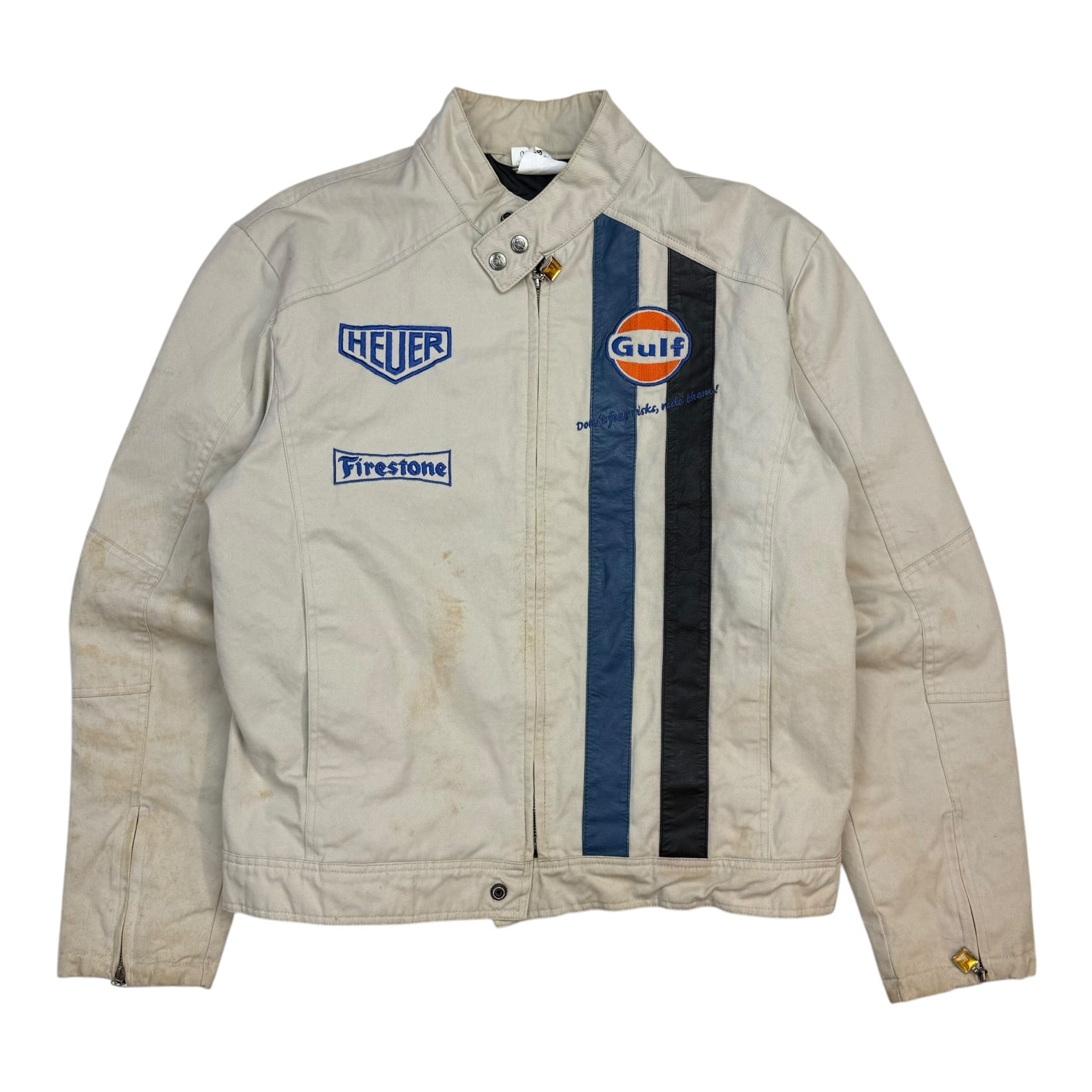Vintage Gulf Racing Jacket White