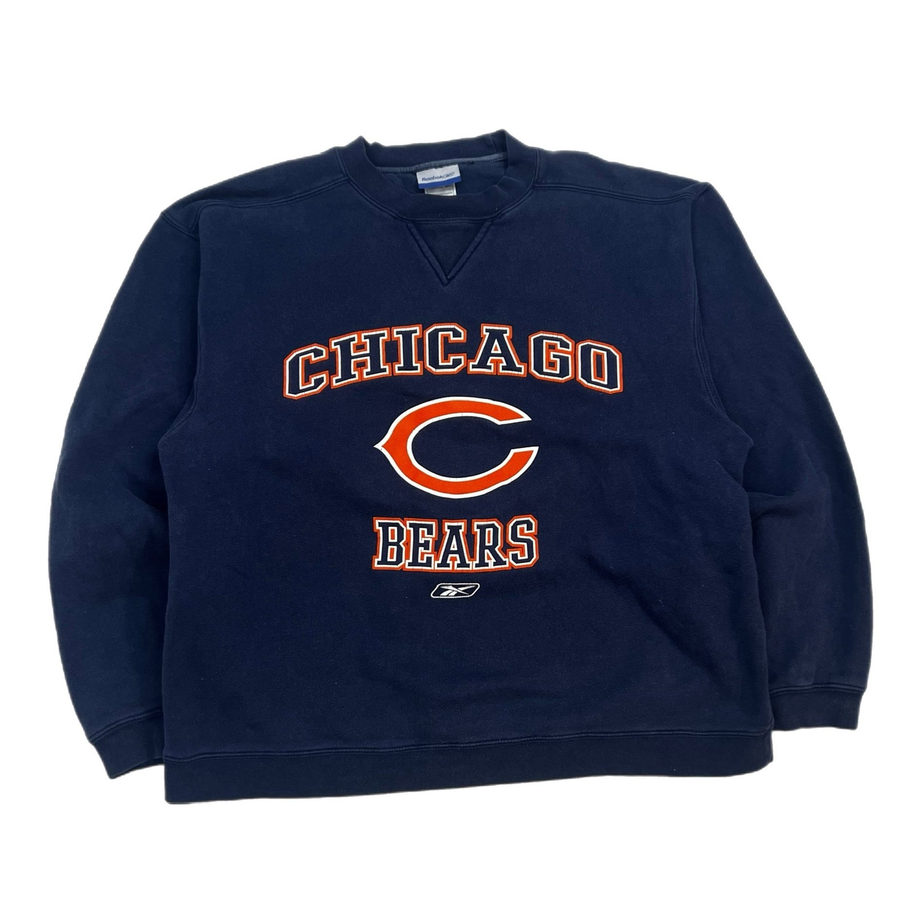 Vintage Chicago Bears Reebok Crewneck Navy