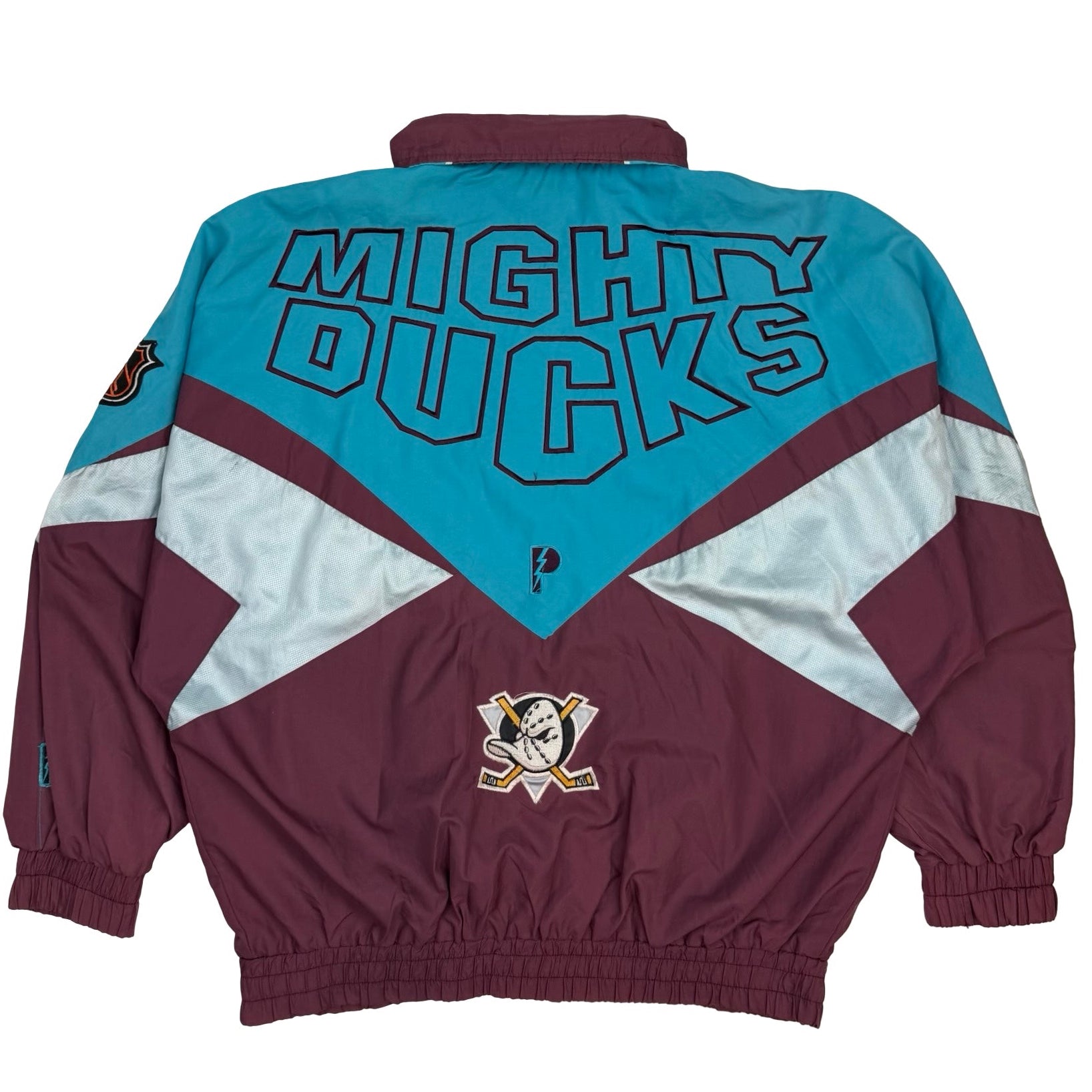 Vintage NHL Anaheim Mighty Ducks Zip Up Jacket Purple/Blue