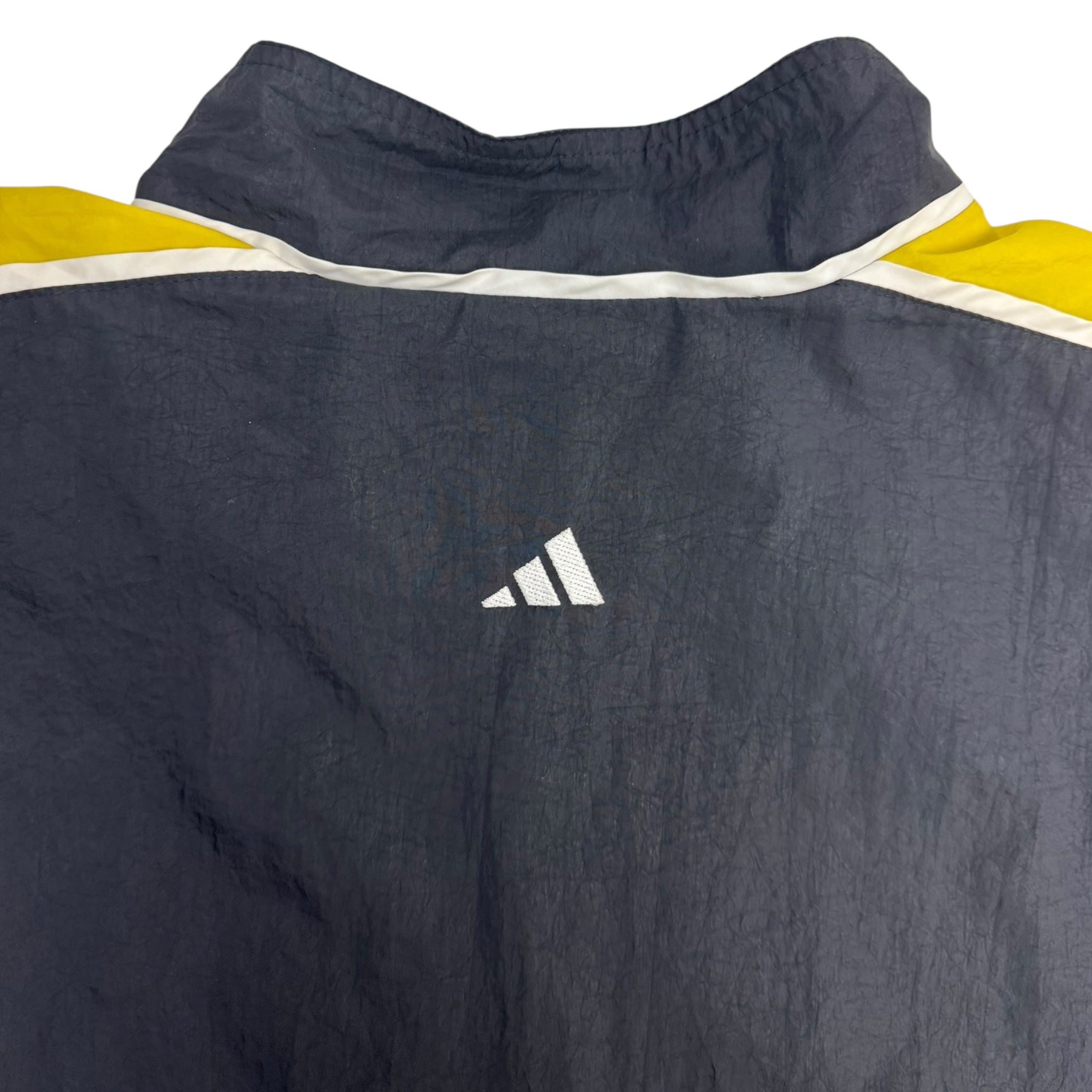 Vintage Adidas Vented Windbreaker Black/Yellow
