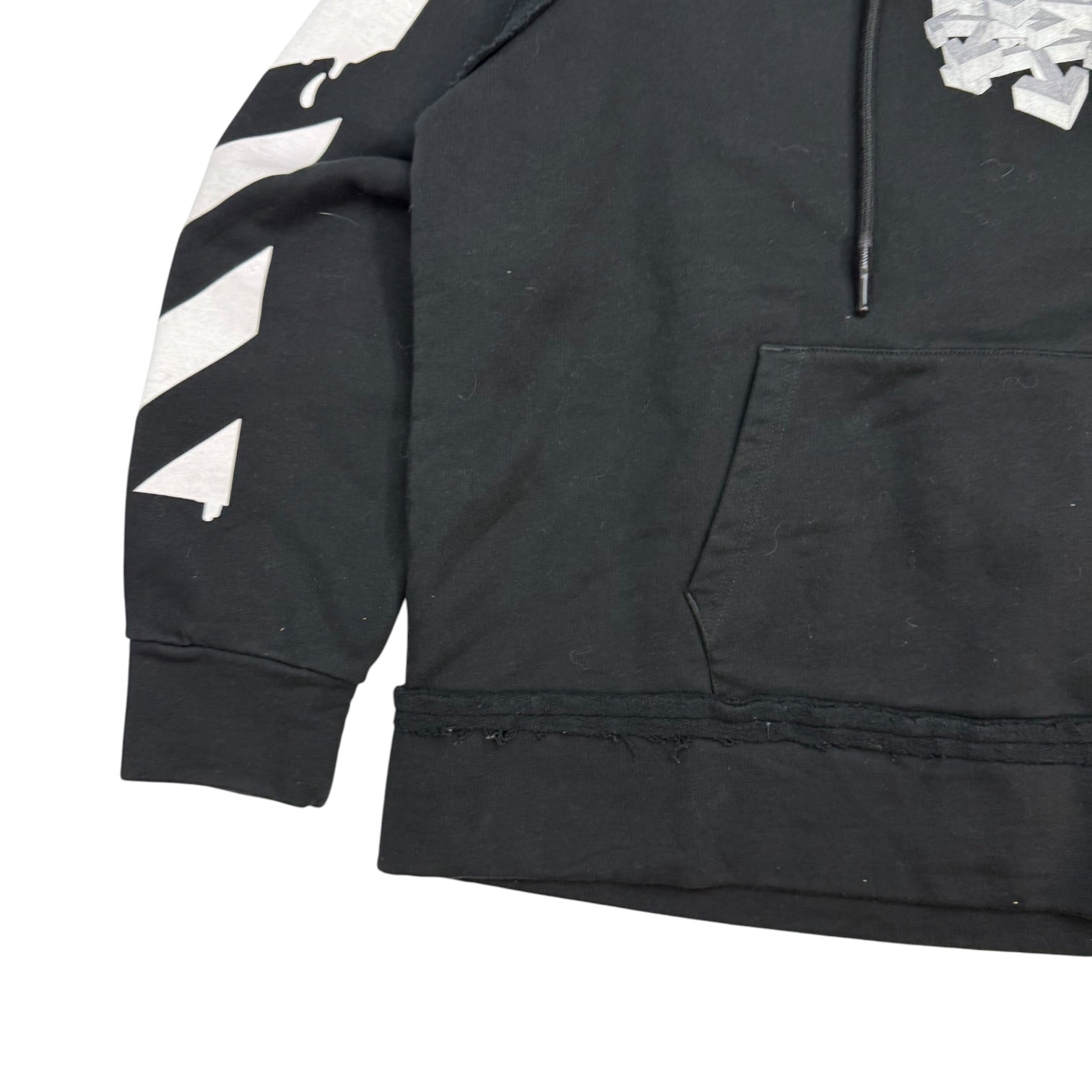Off-White Dripping Arrows Incompiuto Hoodie Black